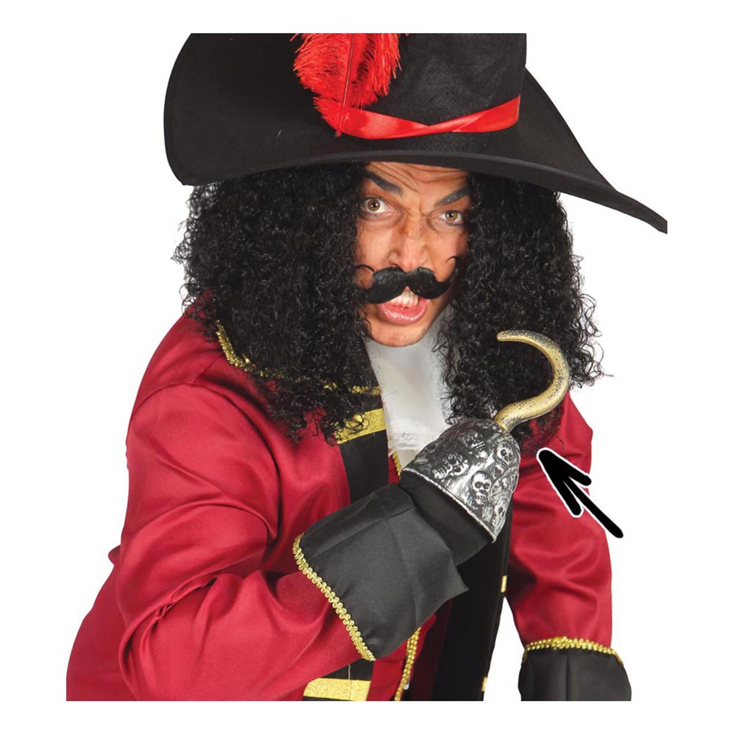 Läs mer om Piratkrok Kapten Krok - One size