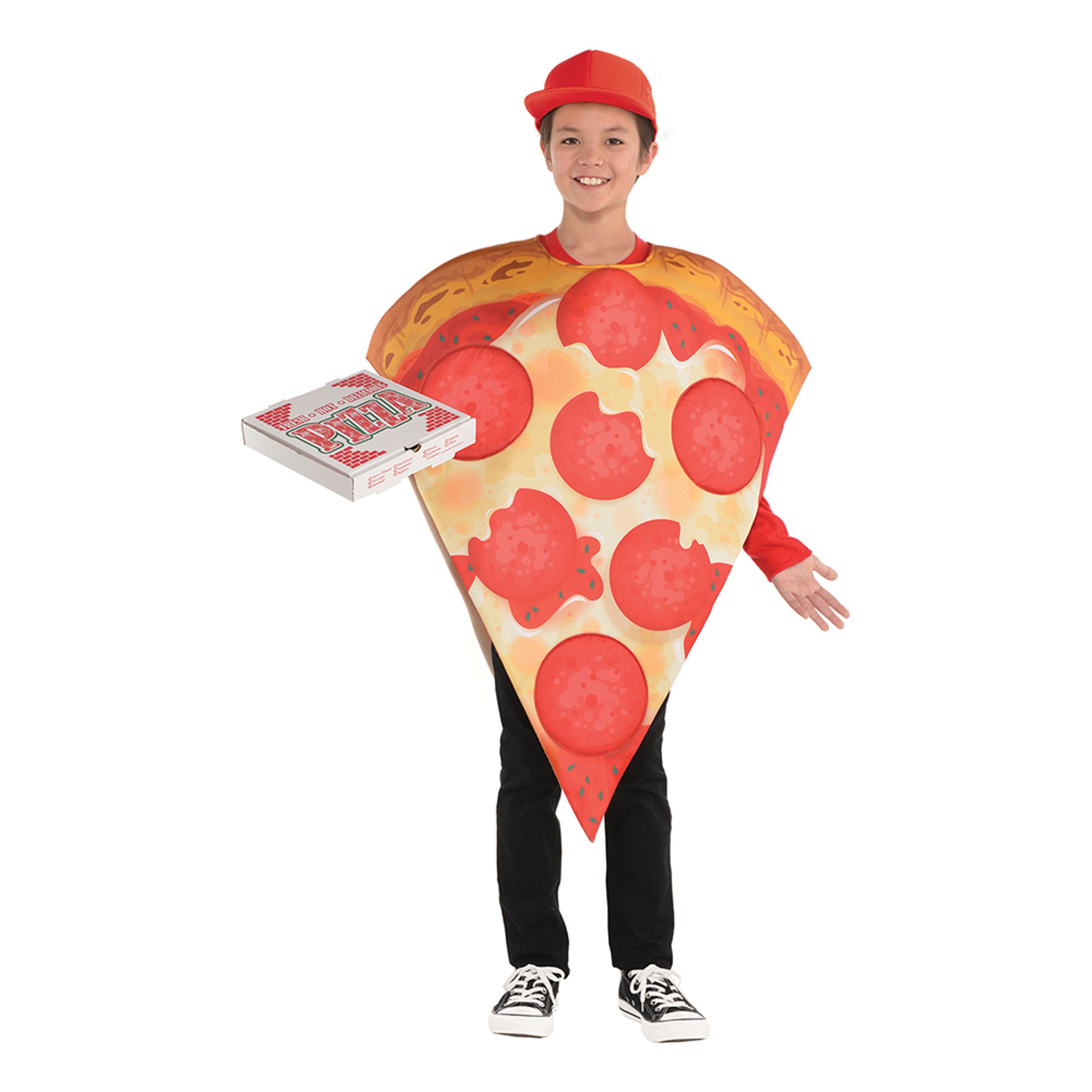 Pizza Slice Barn Maskeraddräkt - One size | Hem//Maskerad//Maskeraddräkter//Barndräkter | PartyOutlet