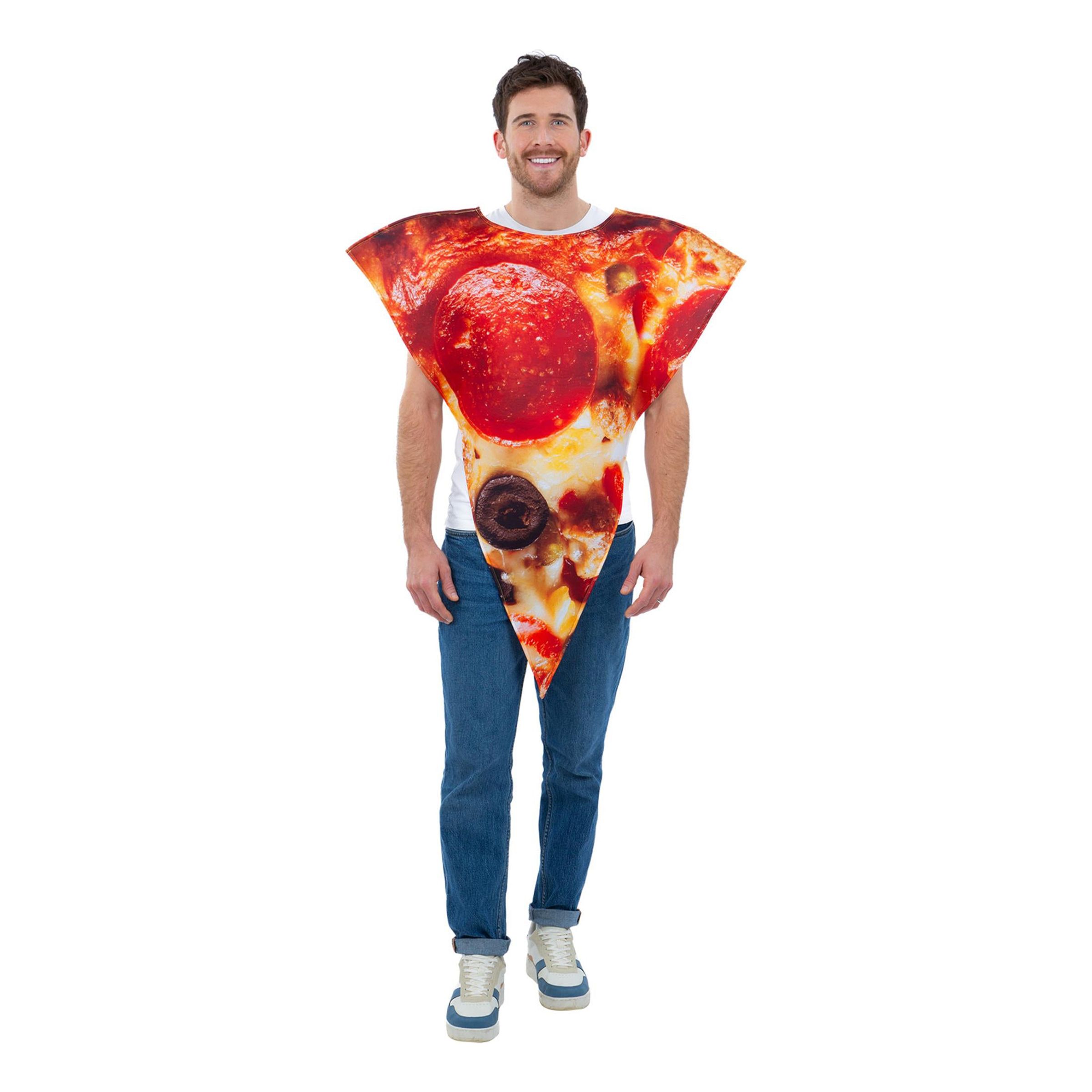 Pizza Slice Maskeraddräkt - One size | Hem - Maskerad - Maskeraddräkter - Damdräkter | Pryloteket