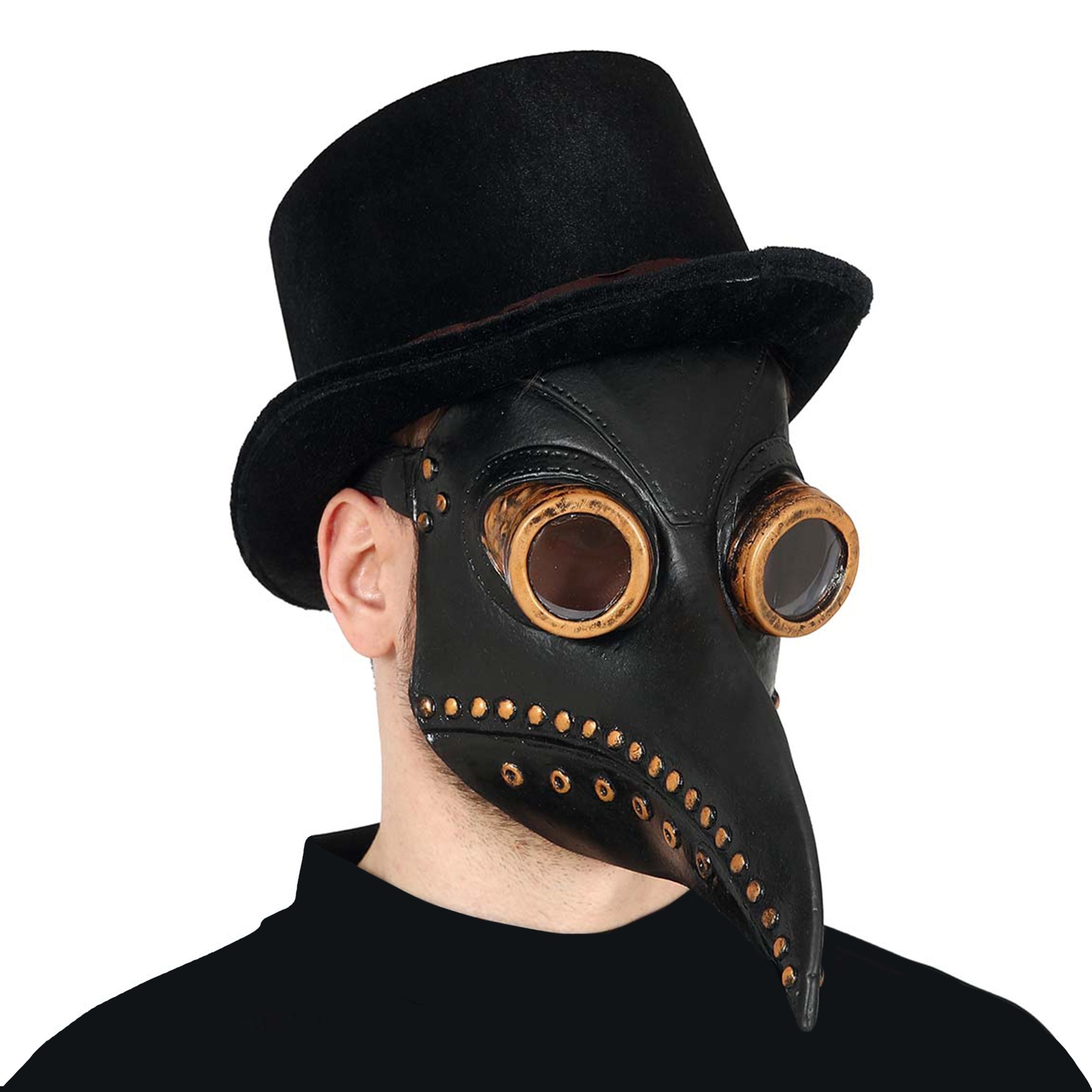 Läs mer om Plague Latexmask - One size