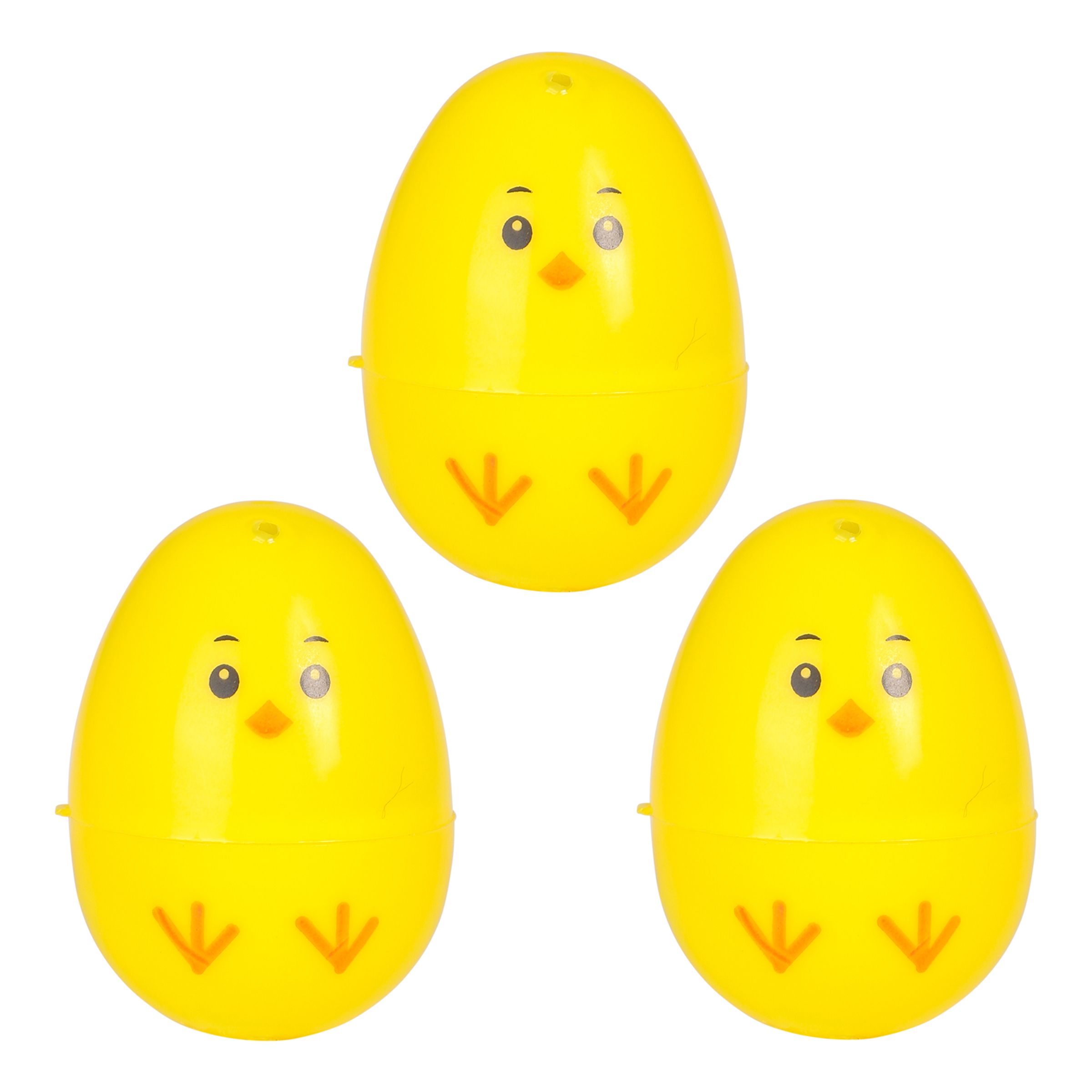 Plastägg till Äggjakt Kycklingar - 8-pack | Hem - Teman - Högtider - Påsk | Pryloteket