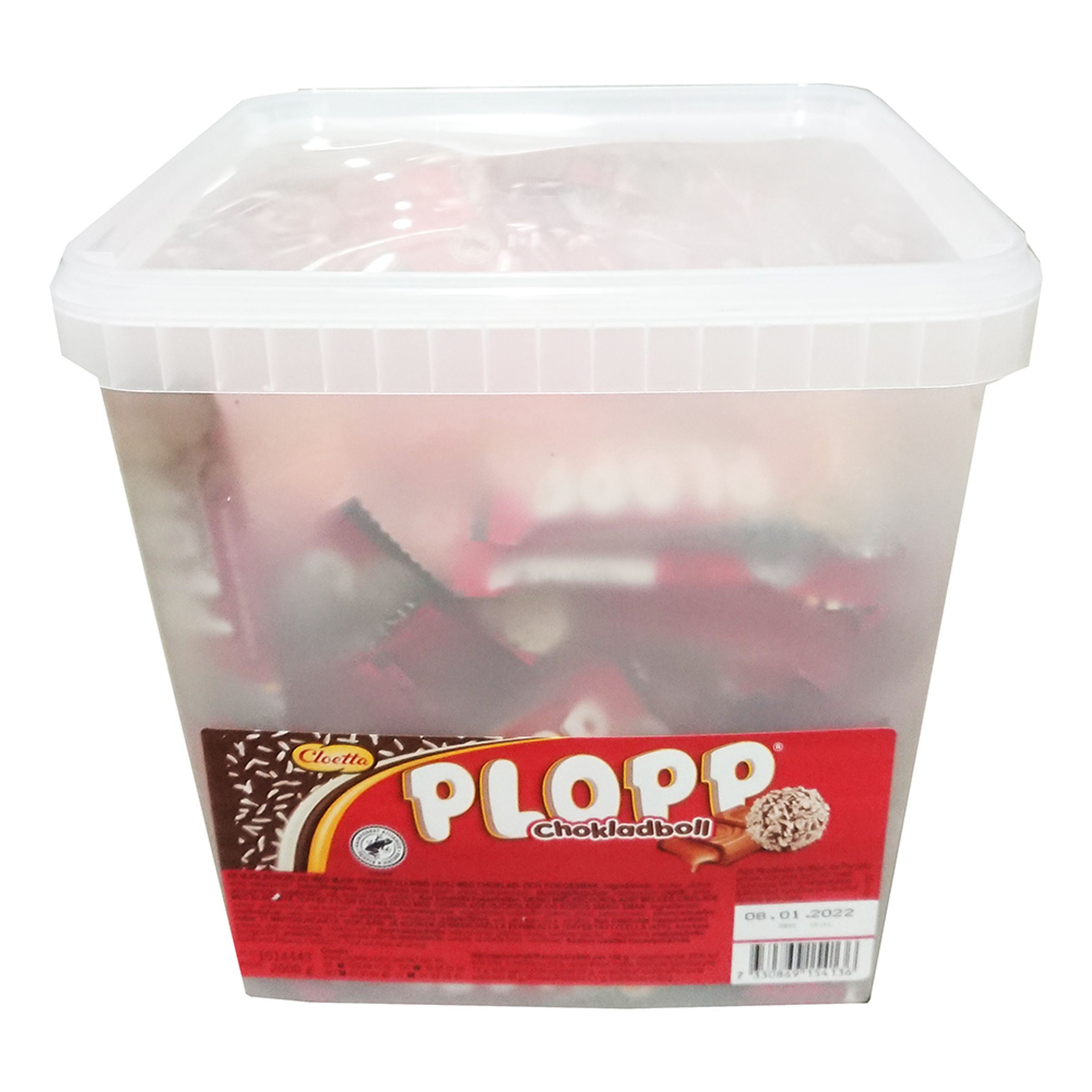 Läs mer om Plopp Chokladboll Storpack - 2 kg