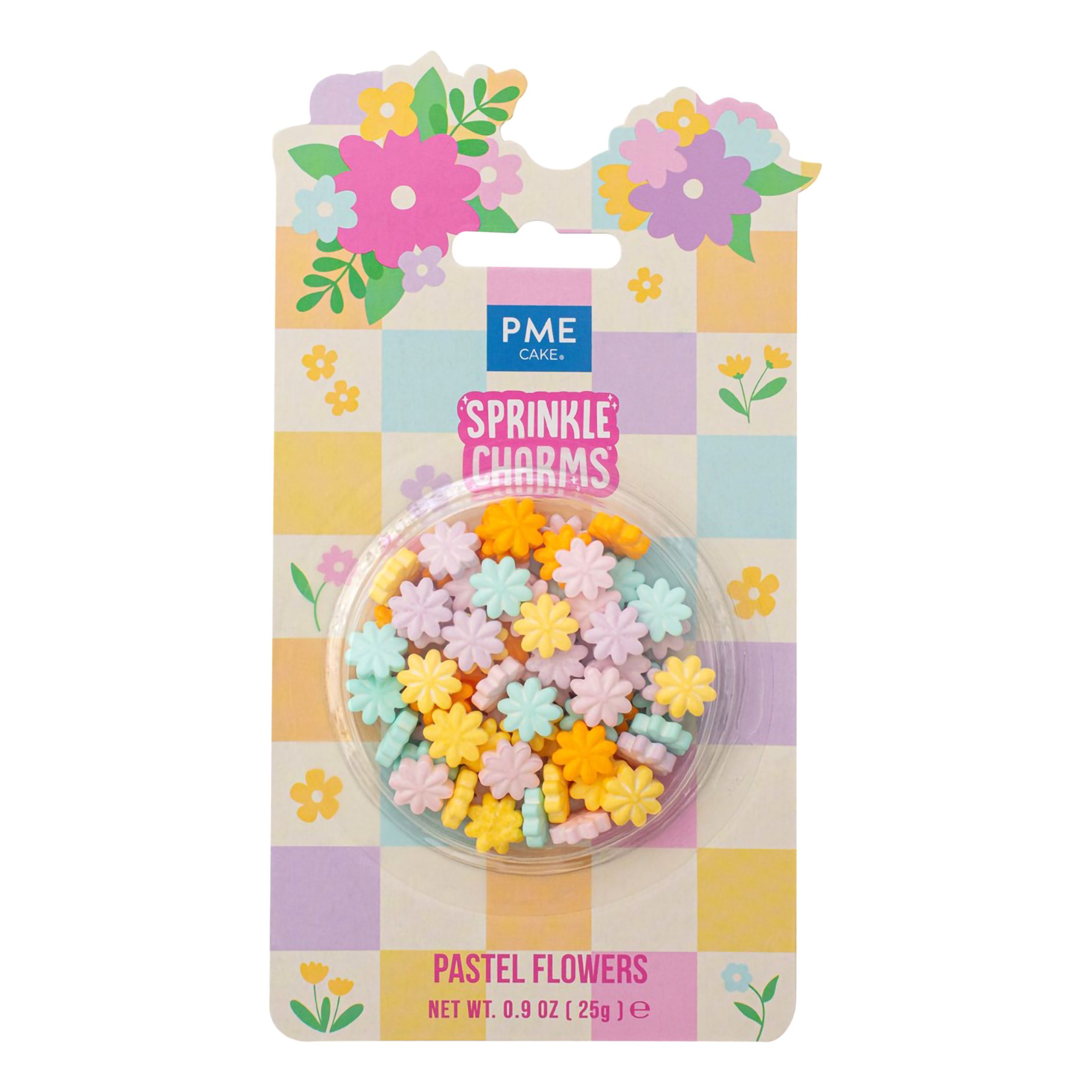 PME Blommor Pastell Sprinkle Charms - 25 gram | Hem - Festartiklar - Festdekoration - Tårtdekorationer | Party Outlet