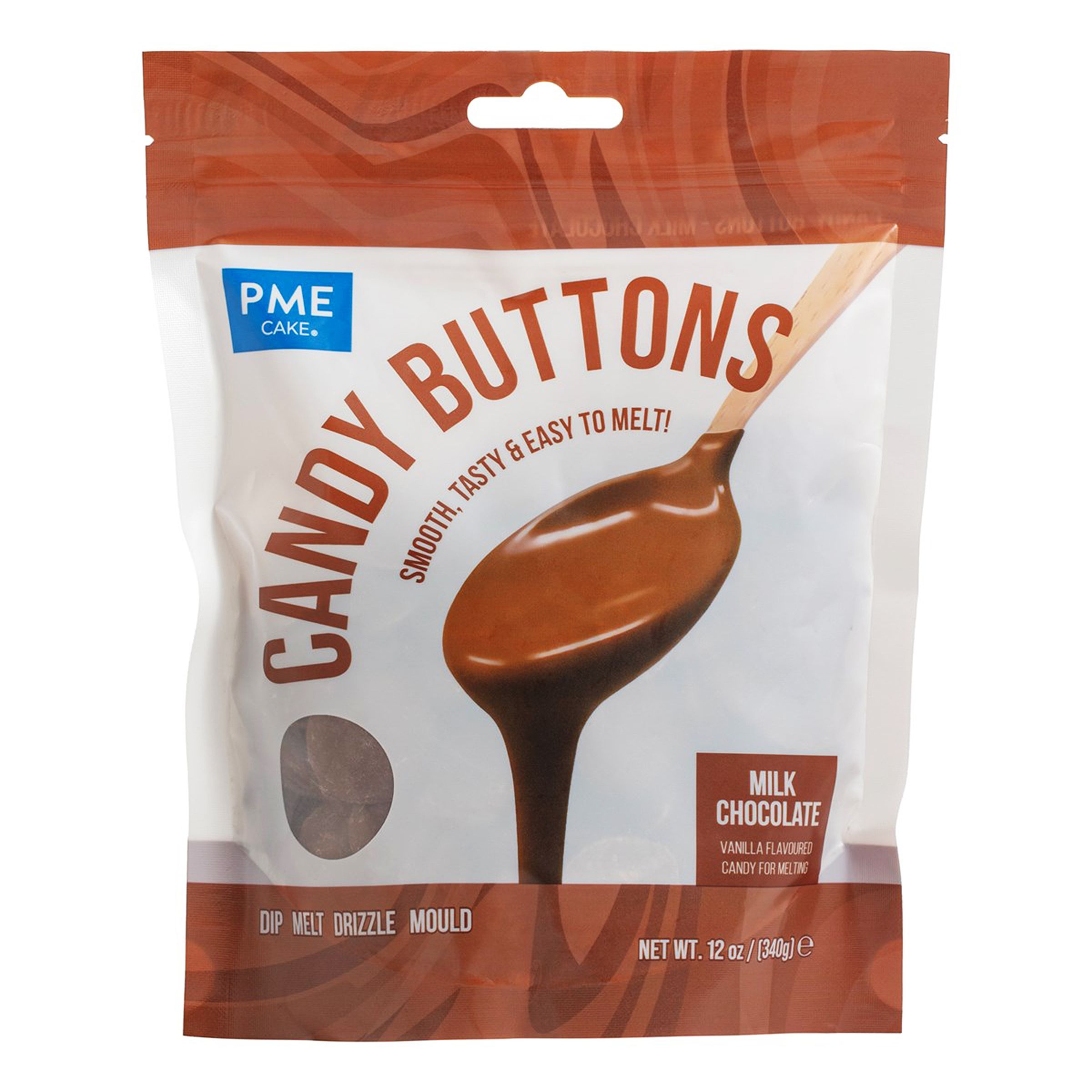 PME Candy Buttons Choklad - 340 g | Hem - Festartiklar - Festdekoration - Tårtdekorationer | Party Outlet