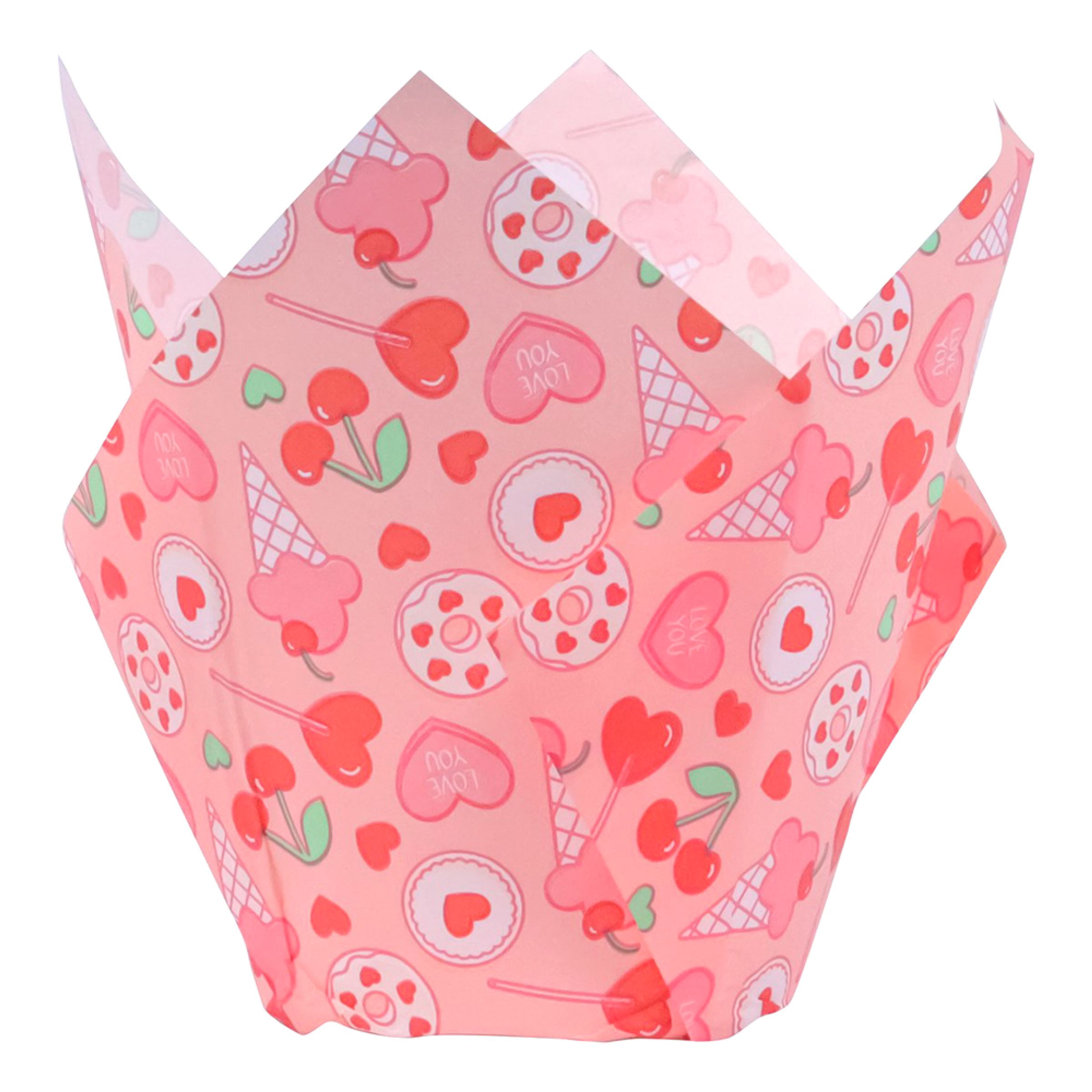 PME Muffinsformar Sweet Love - 24-pack | Hem - Festartiklar - Bakning - Muffinsformar | Maskeradspecialisten