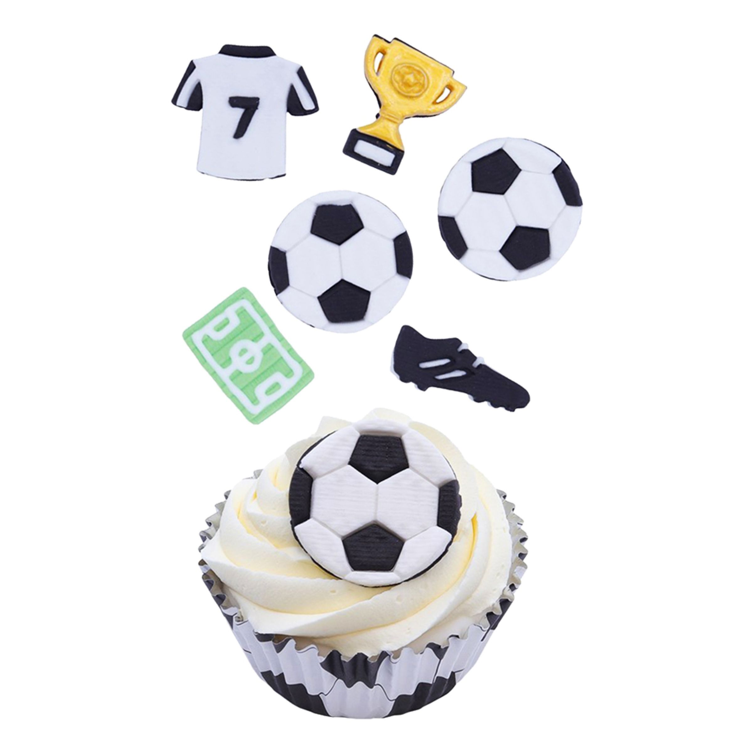 PME Sockerfigurer Fotboll - 6-pack