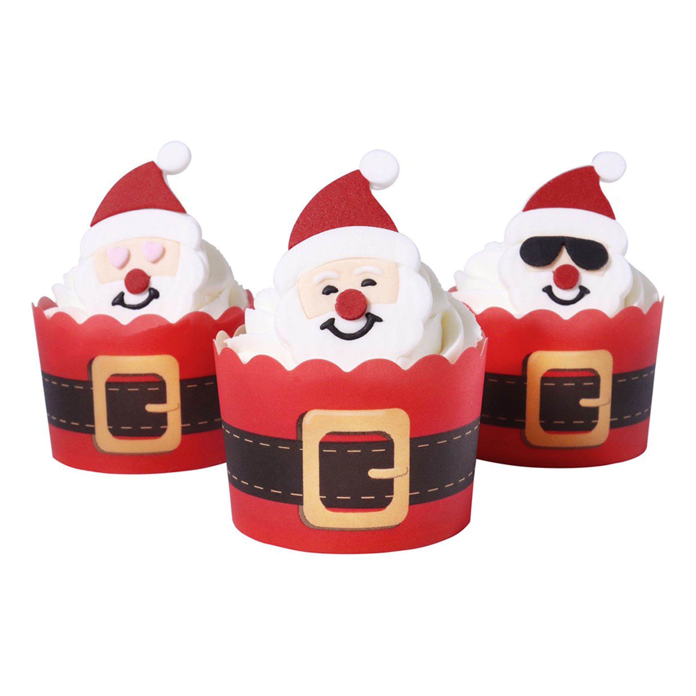 PME Sockerfigurer Tomtar Cupcake Kit | Hem - Teman - Högtider - Jul | Maskeradspecialisten