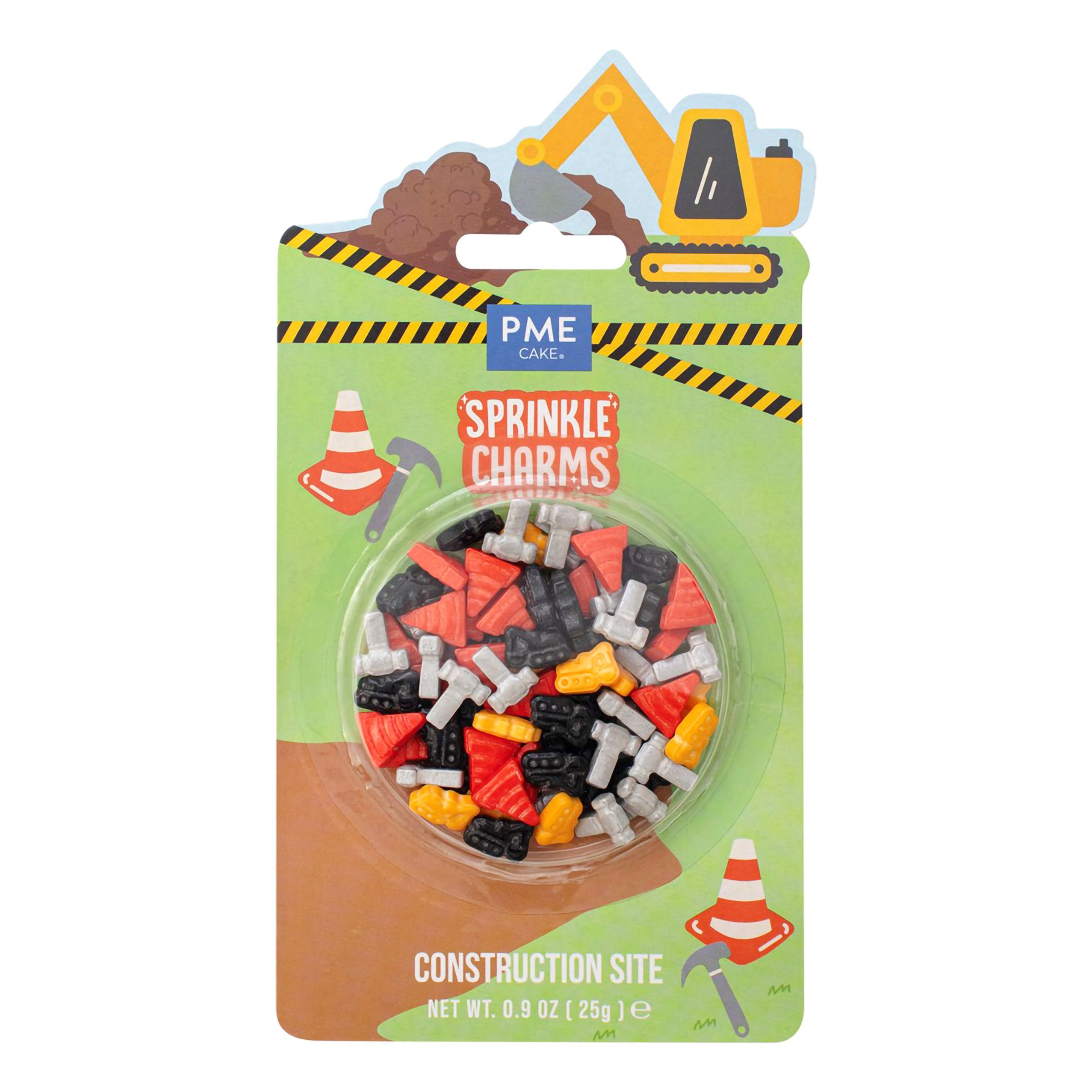PME Byggplats Sprinkle Charms - 25 gram | Hem - Festartiklar - Festdekoration - Tårtdekorationer | Party Outlet