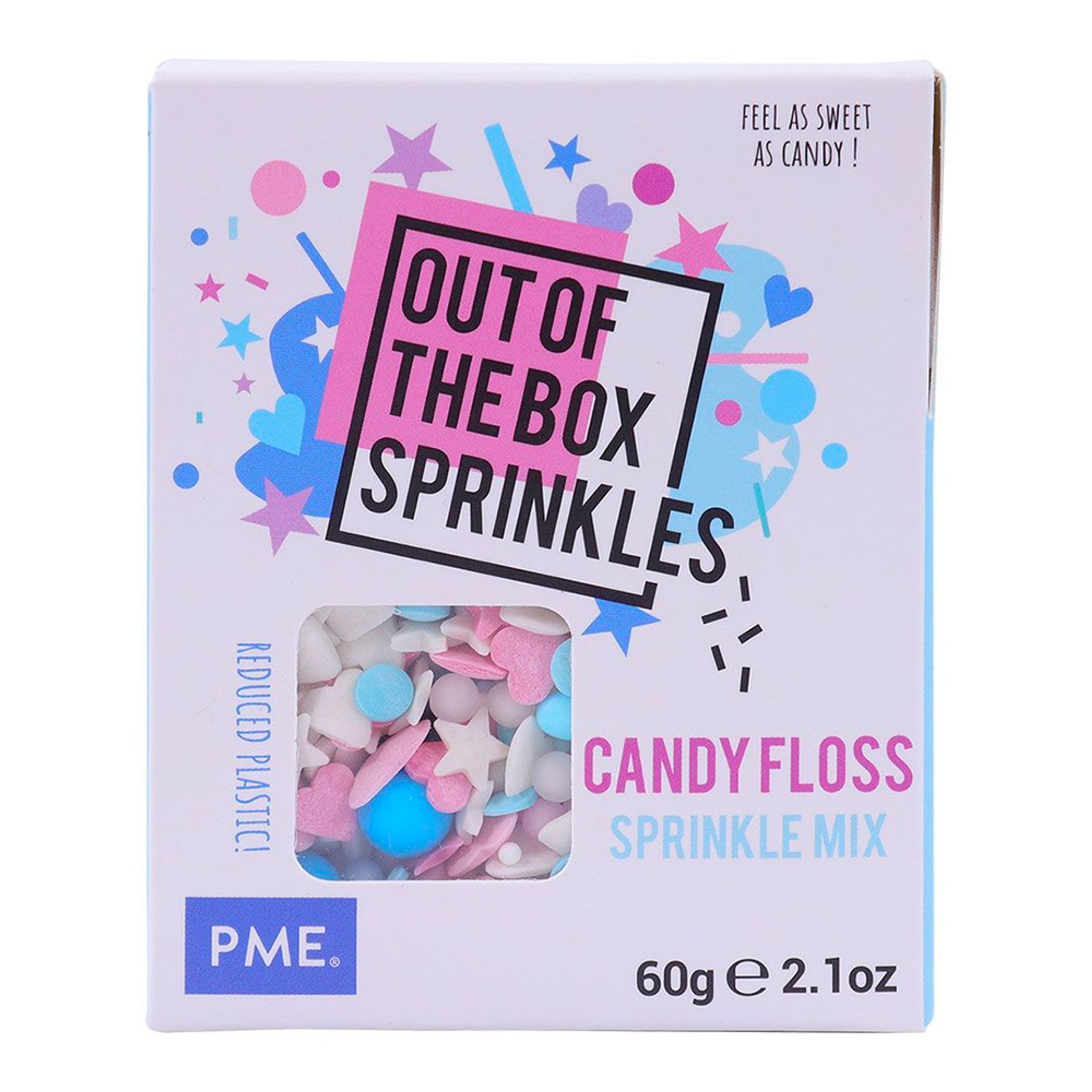 Läs mer om PME Strössel Candy Floss Mix - 60 gram