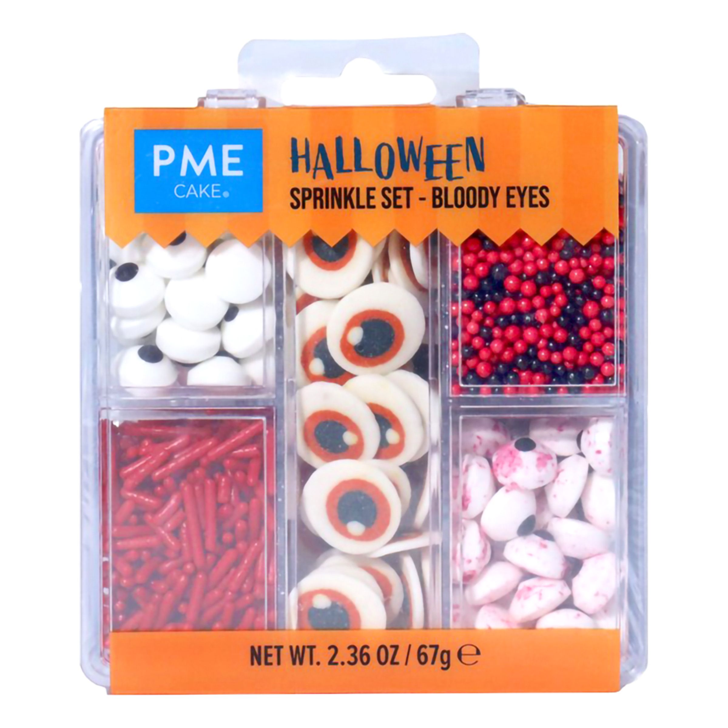 PME Strösselmix Blodiga Ögon - 67 gram | Hem - Festartiklar - Festdekoration - Tårtdekorationer | Party Outlet