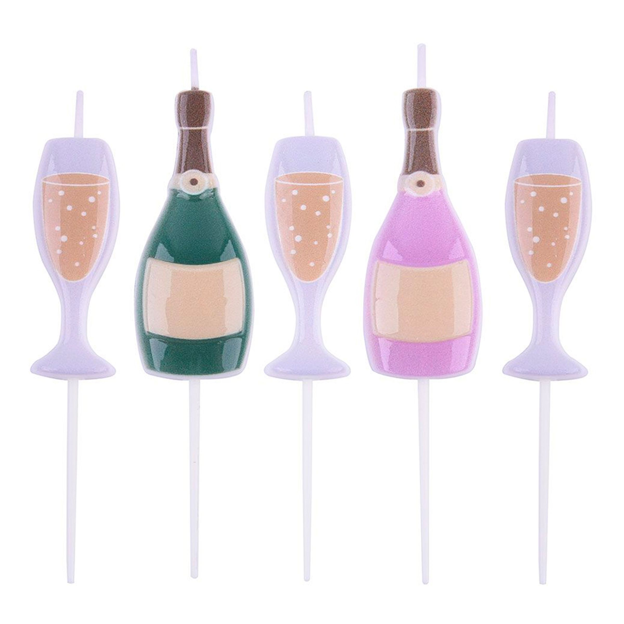 PME Tårtljus Prosecco - 5-pack