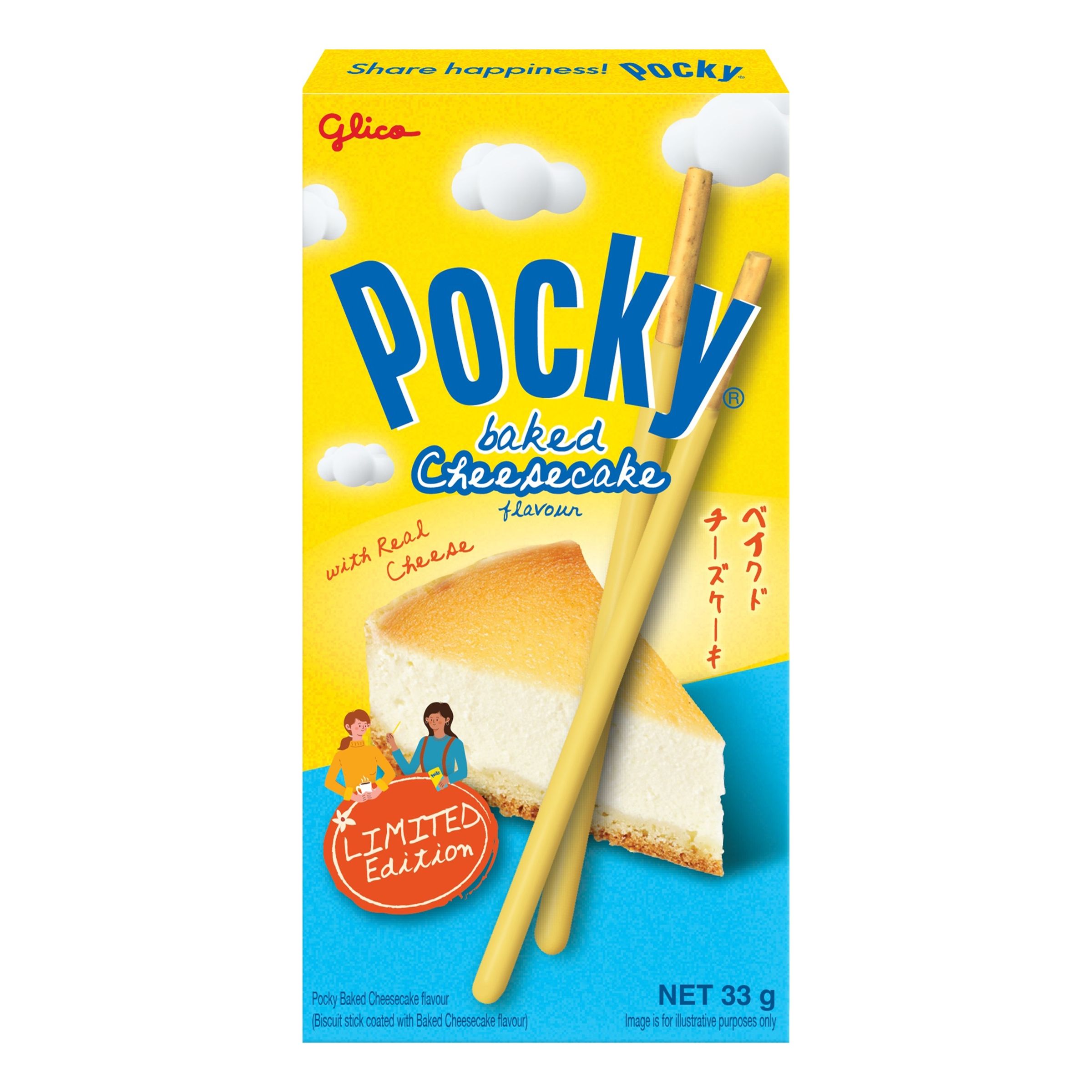 Pocky Baked Cheesecake - 33 gram