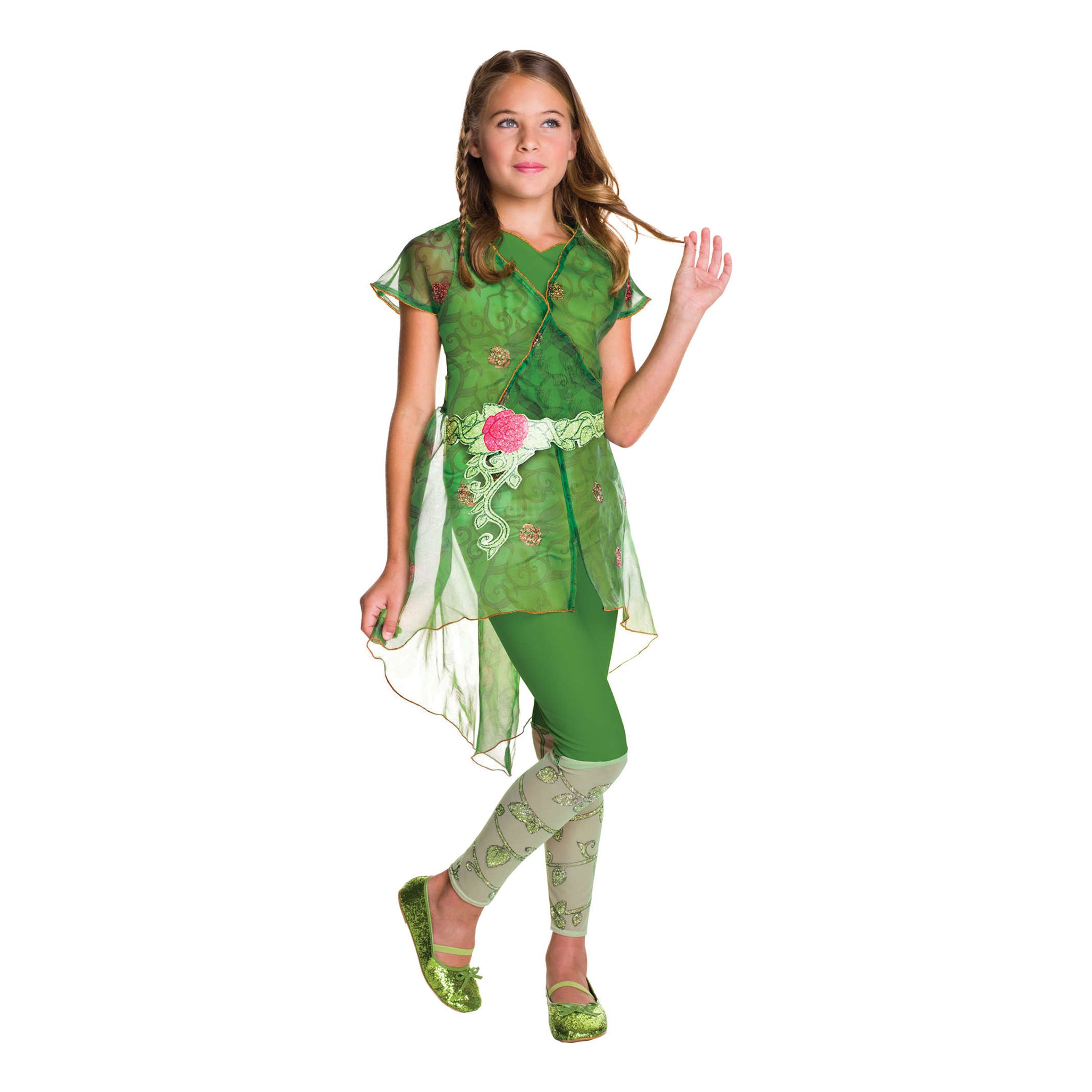 Poison Ivy Deluxe Barn Maskeraddräkt - Small | Hem - Maskerad - Maskeraddräkter - Barndräkter | Party Outlet