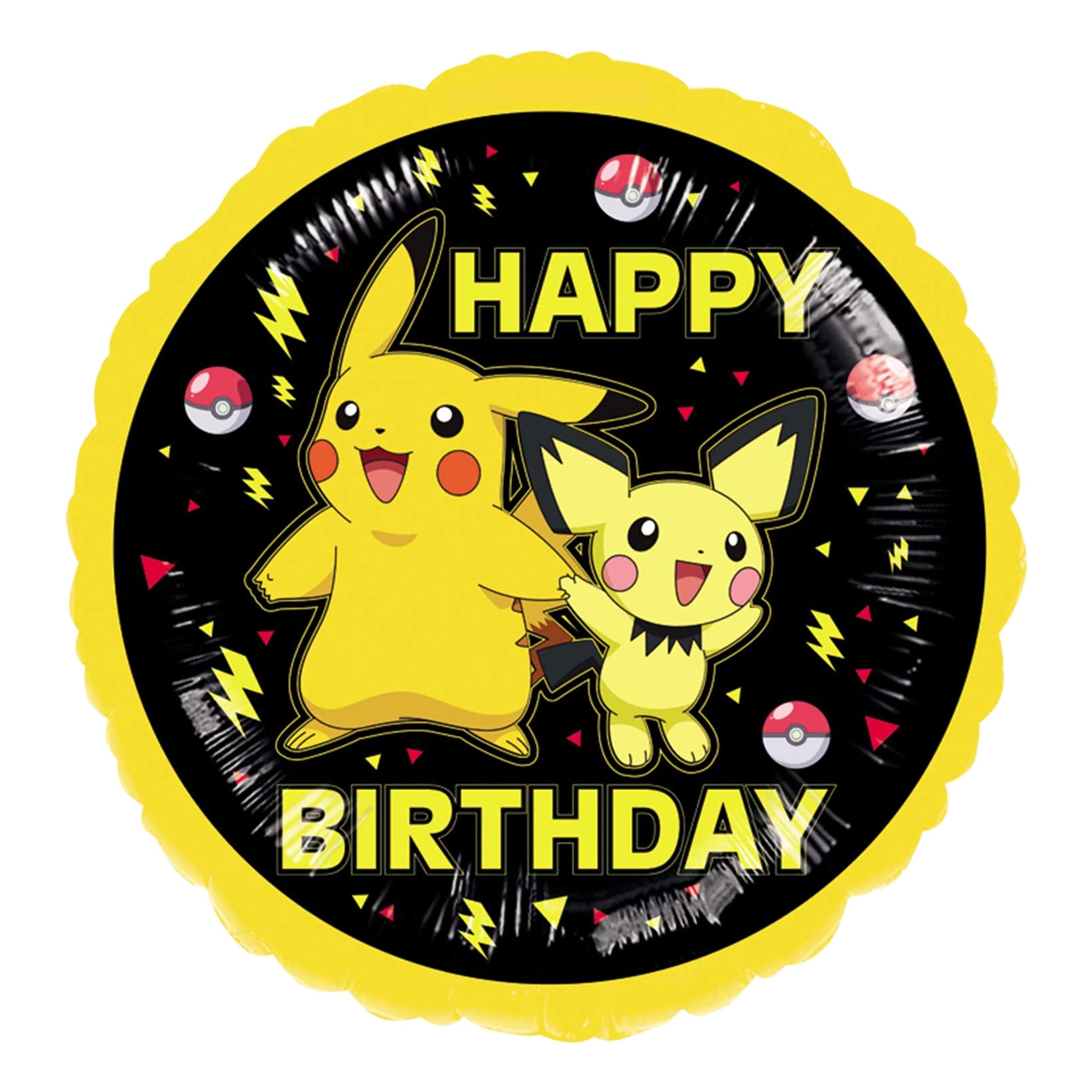 Läs mer om Pokemon Happy Birthday Folieballong