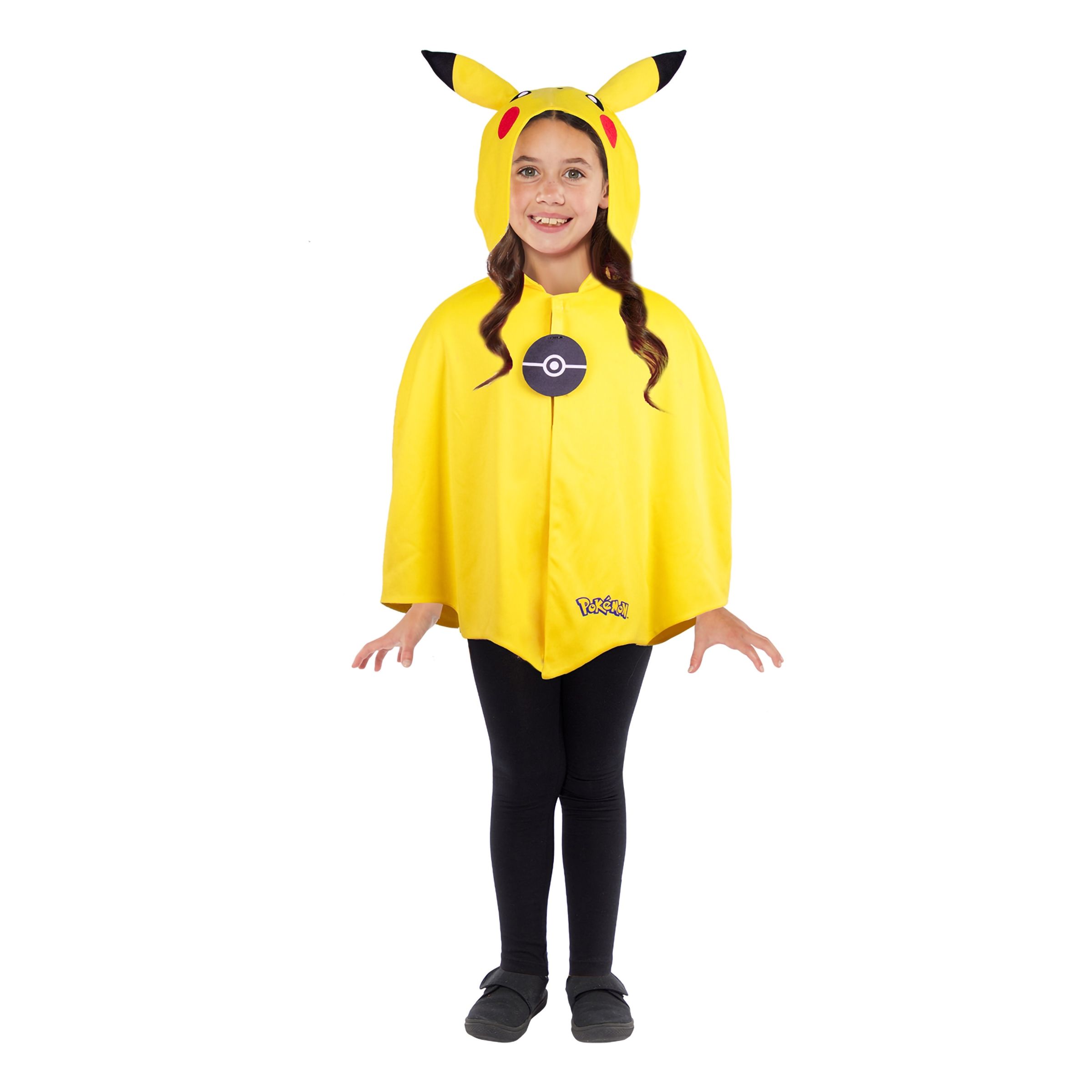 Pokémon Pikachu Cape för Barn - X-Small/Small | Hem//Teman//Presenter//Barnpresenter | PartyOutlet