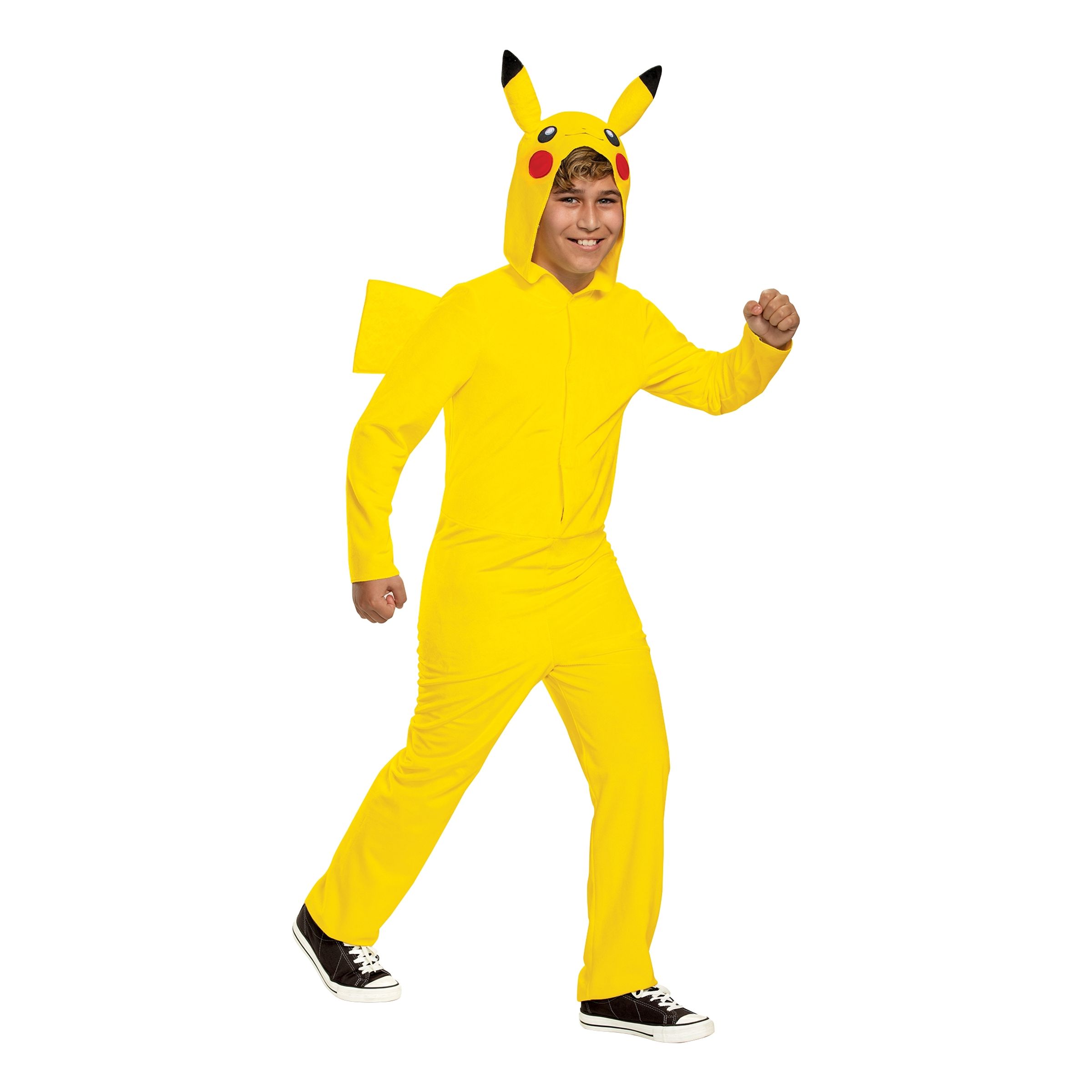Pokémon Pikachu Jumpsuit Barn Maskeraddräkt - X-Large | Hem - Maskerad - Maskeraddräkter - Barndräkter | Pryloteket