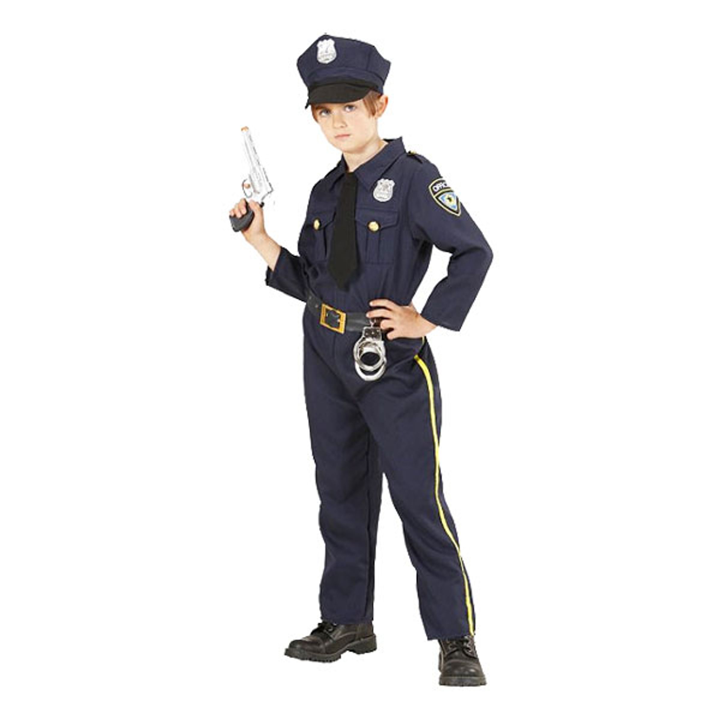 Polis Barn Maskeraddräkt - Medium