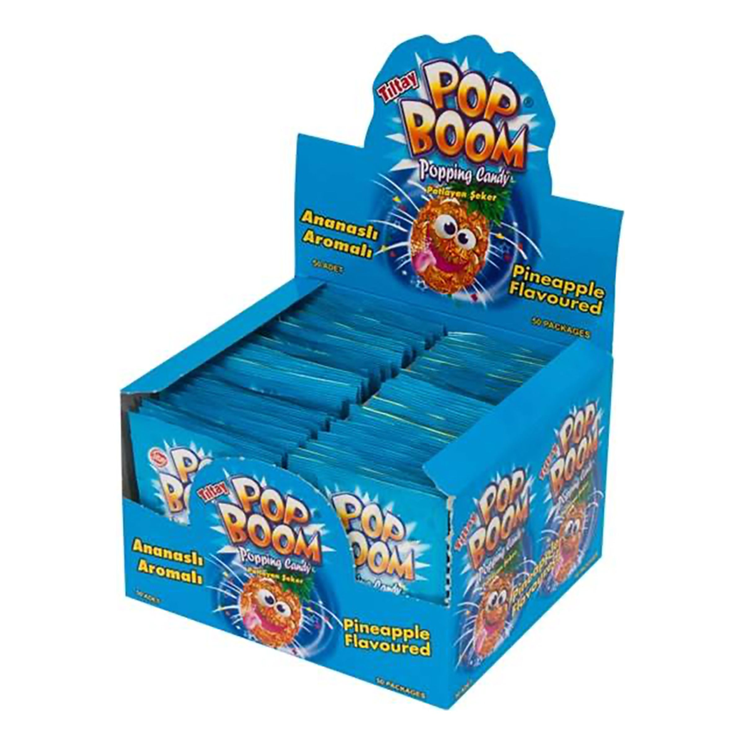 Pop Boom Ananas - 50-pack