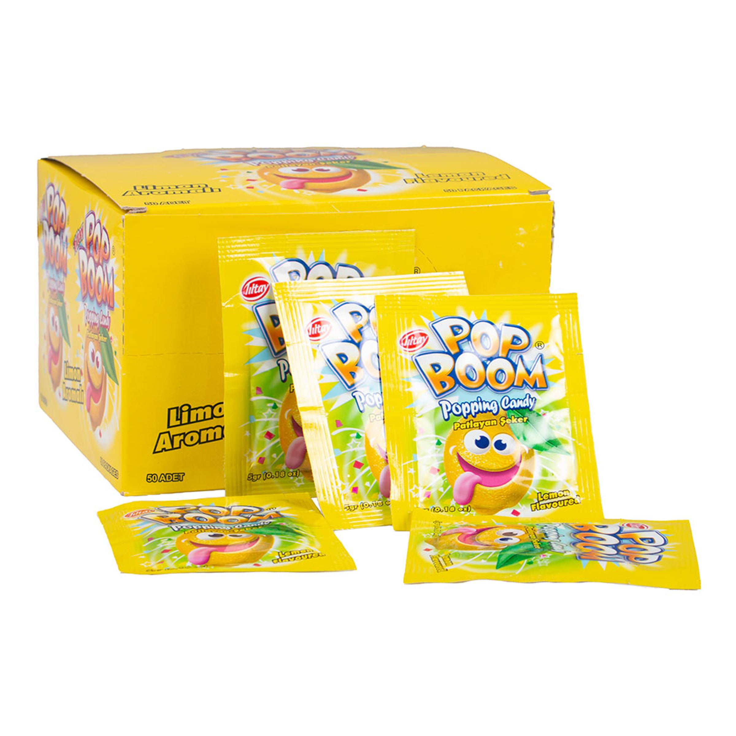 Läs mer om Pop Boom Lemon - 50-pack