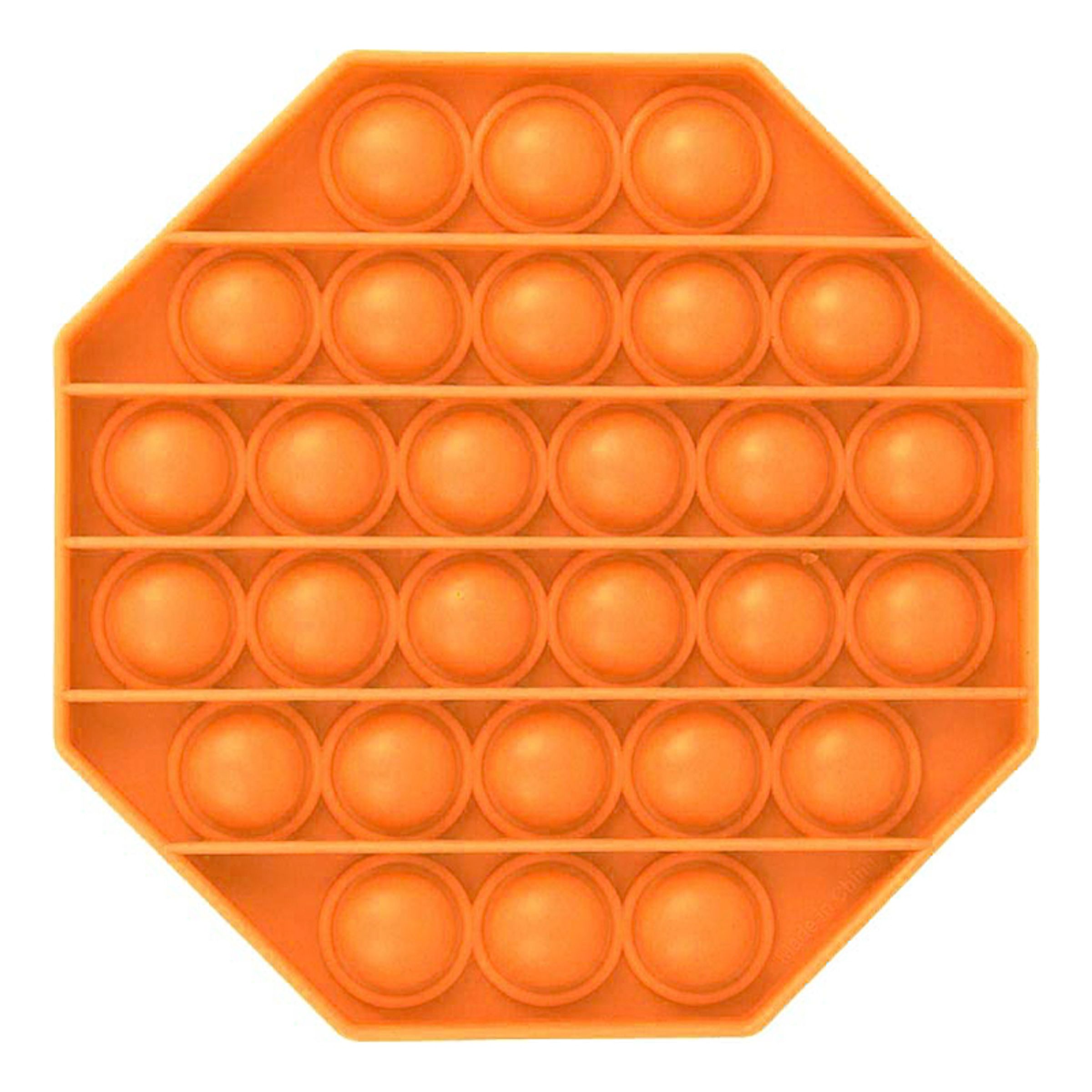 Pop It Fidget Toy - Oktagon Orange