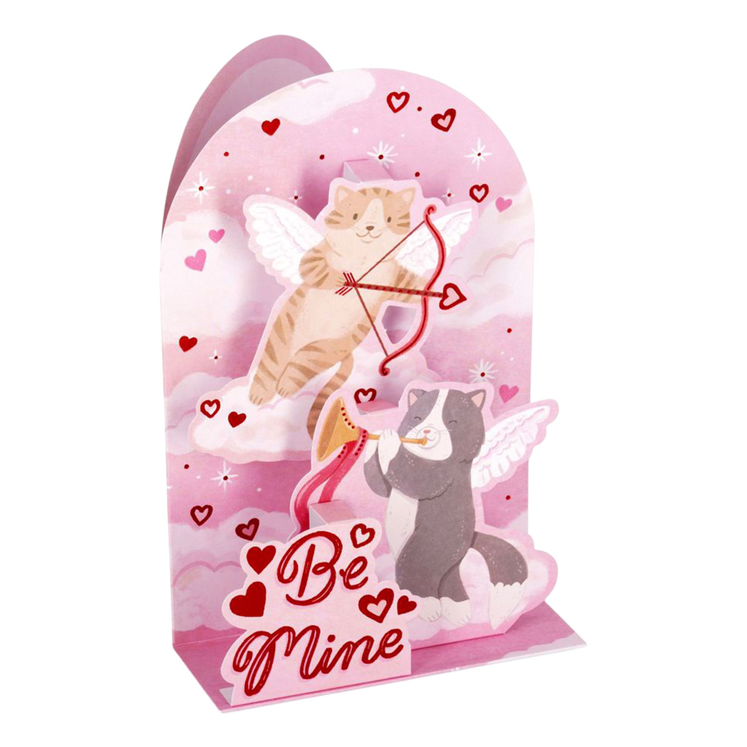 Pop Up-kort Be Mine | Hem - Teman - Julklappar - Romantisk Julklapp | Party Outlet