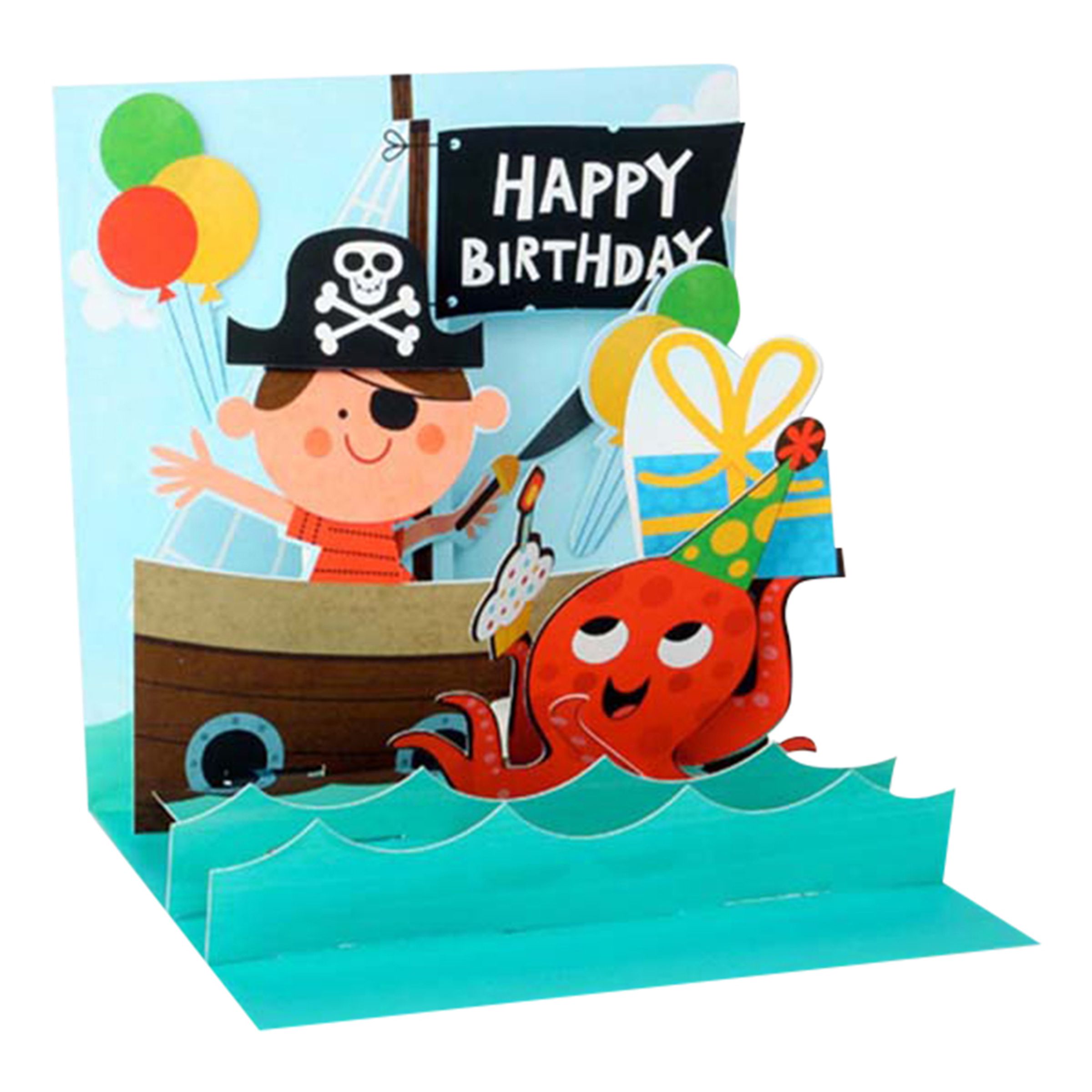 Läs mer om Pop-Up Kort Mini Lilla Piraten