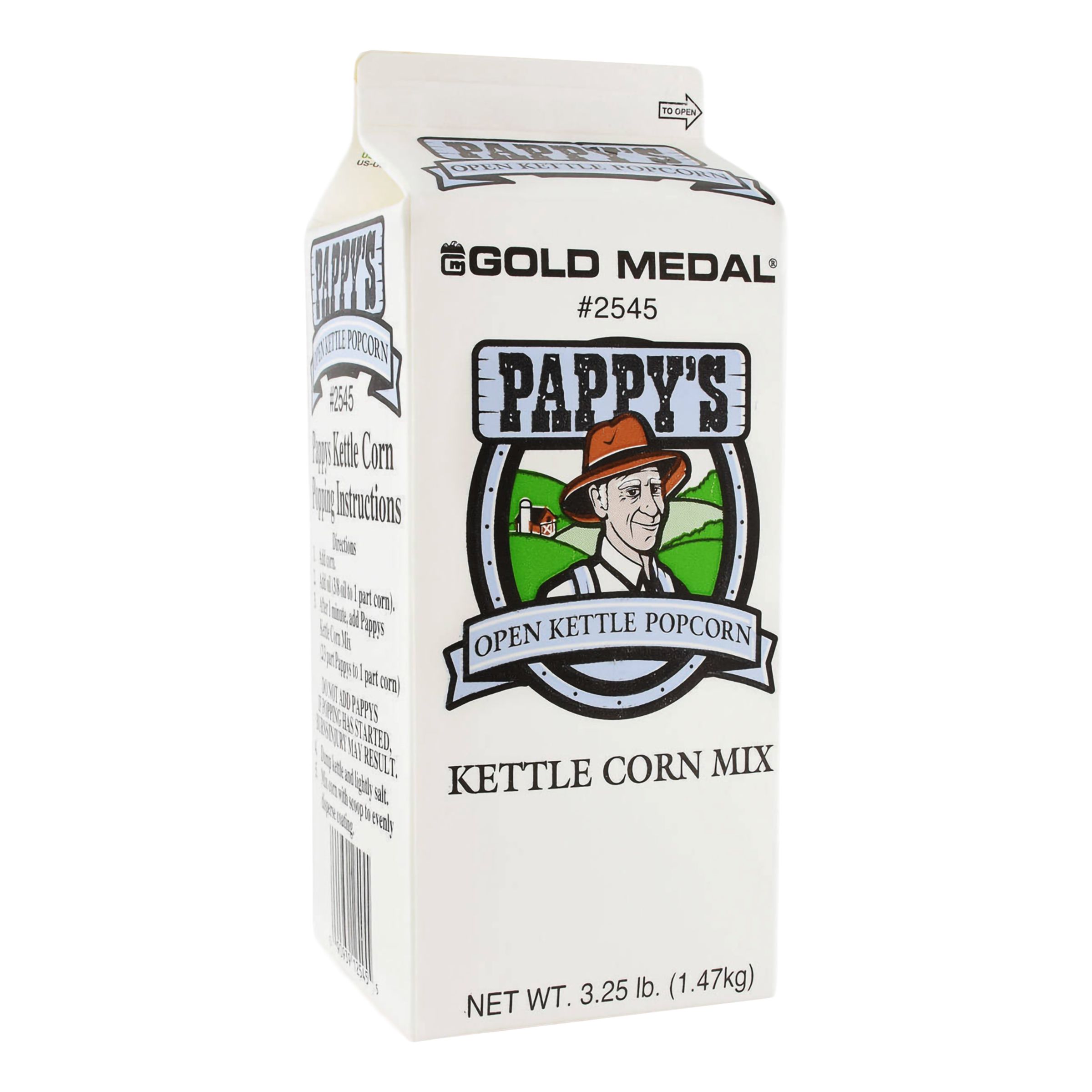 Popcorn Pappys Kettle Corn Mix - 1,47 kg | Hem - Godis & Läsk - Snacks - Popcorn | Maskeradspecialisten