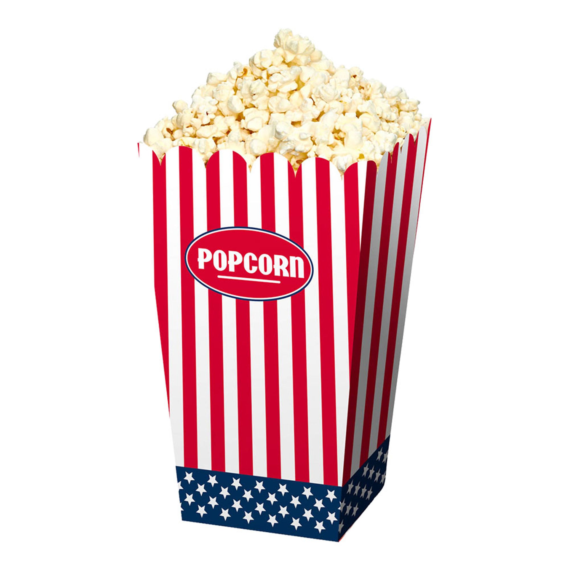 Läs mer om Popcornbägare USA - 4-pack
