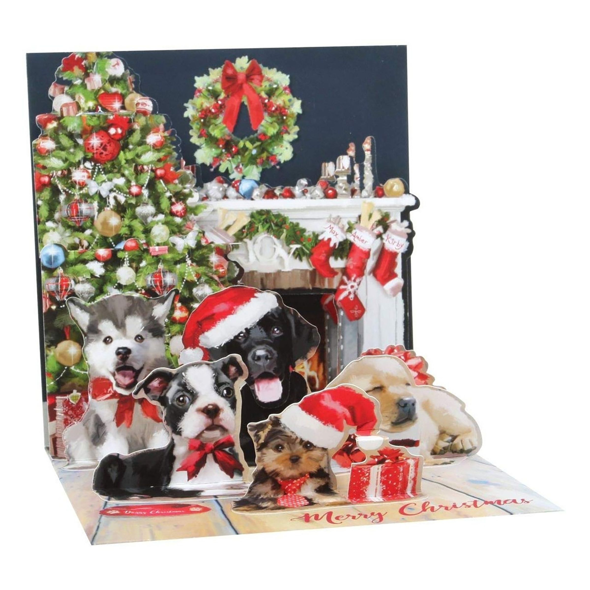 Läs mer om Pop-Up Kort Mini Jul Hundvalpar