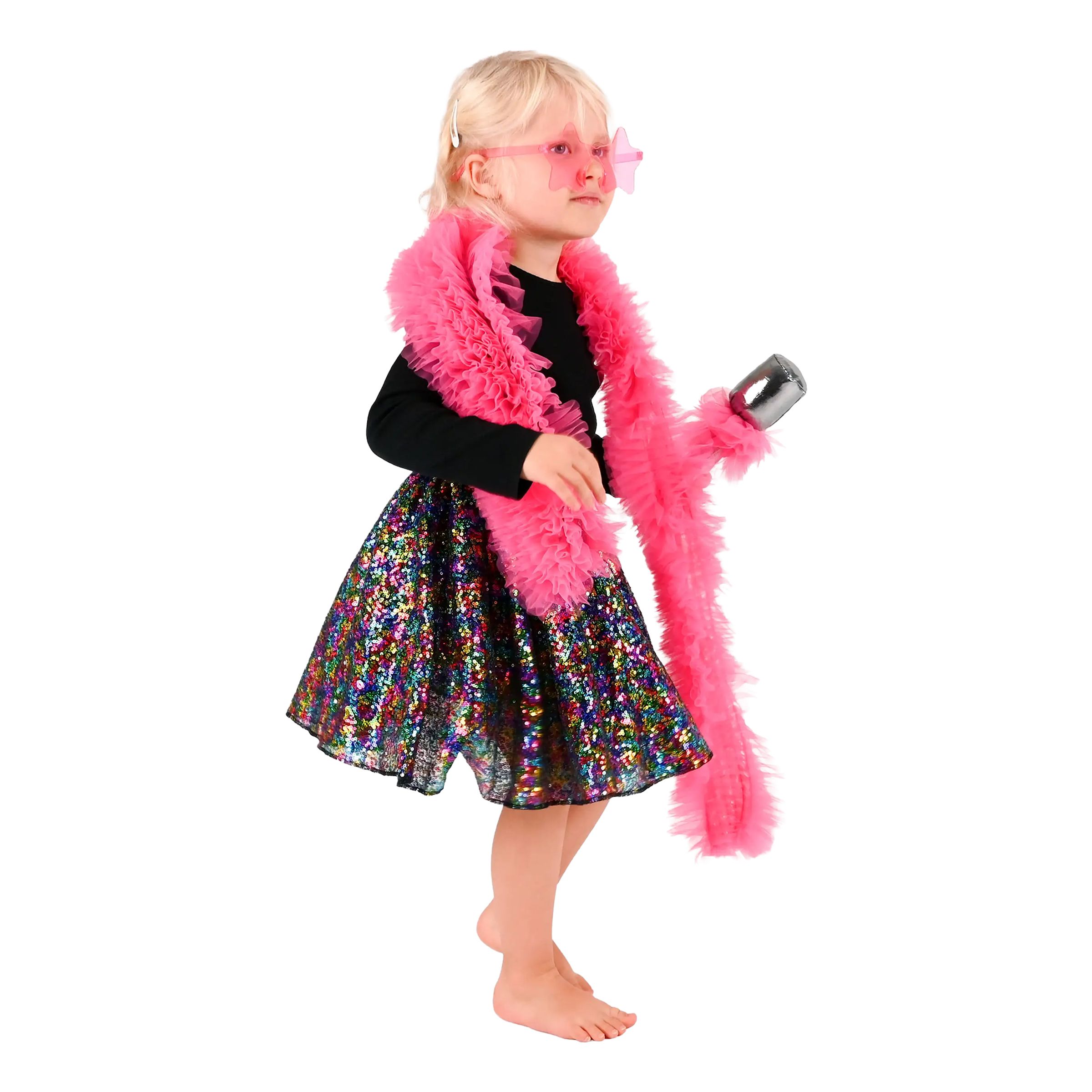 Popstjärna Flerfärgad Tillbehörskit för Barn - Small | Hem - Maskerad - Tillbehör - Maskeradaccessoarer | Pryloteket