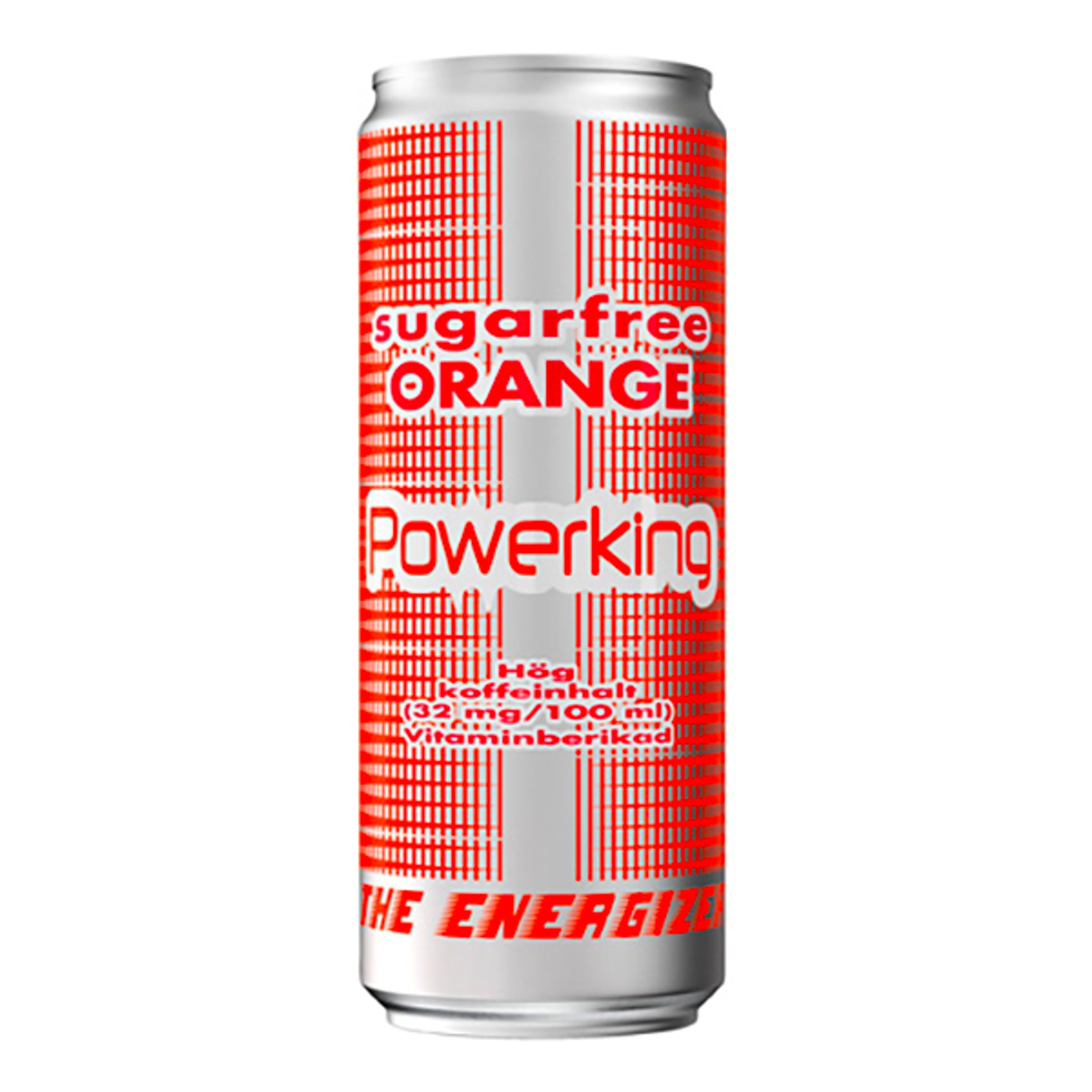 Powerking Sockerfri Orange Energidryck - 1-pack