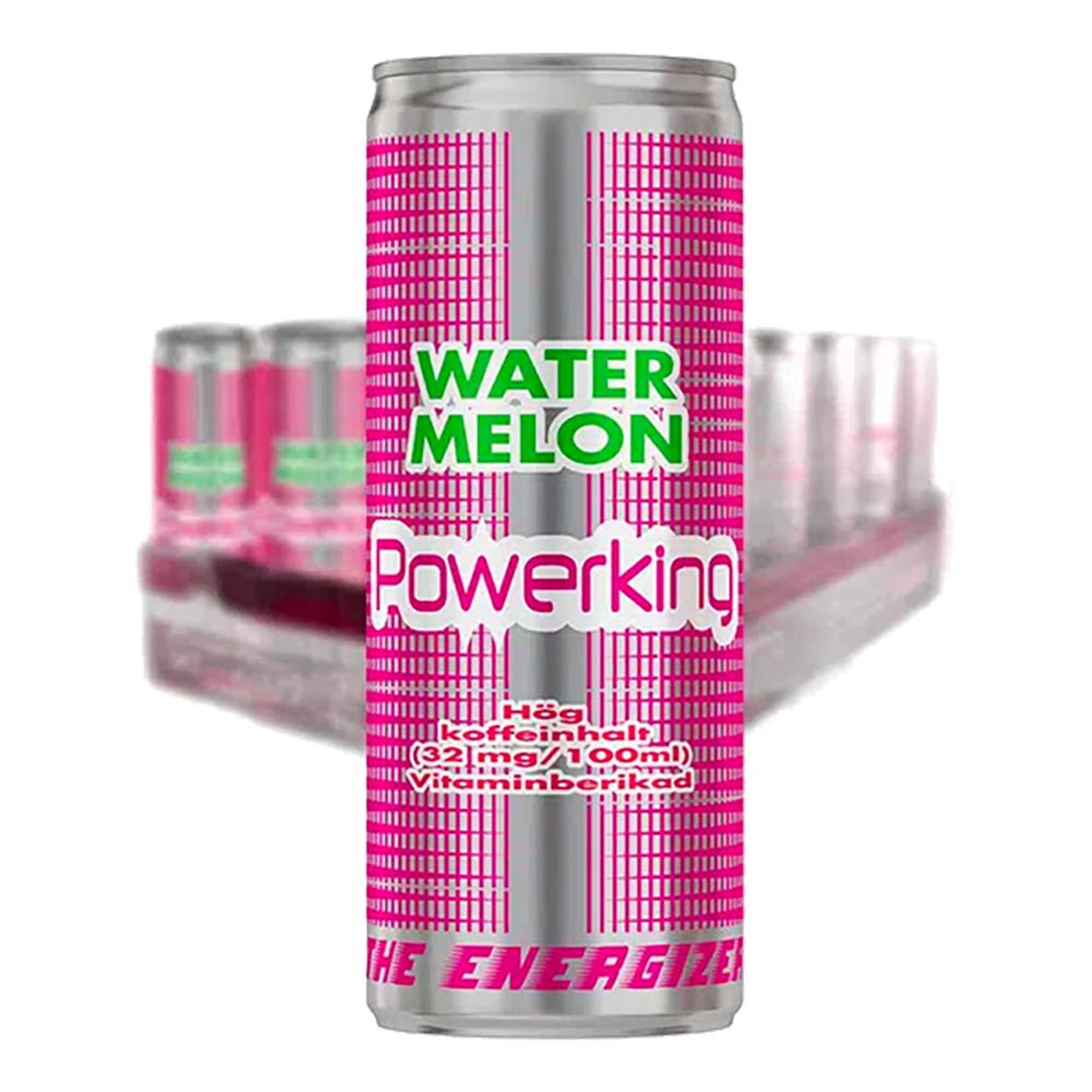 Powerking Watermelon Energidryck - 24-pack
