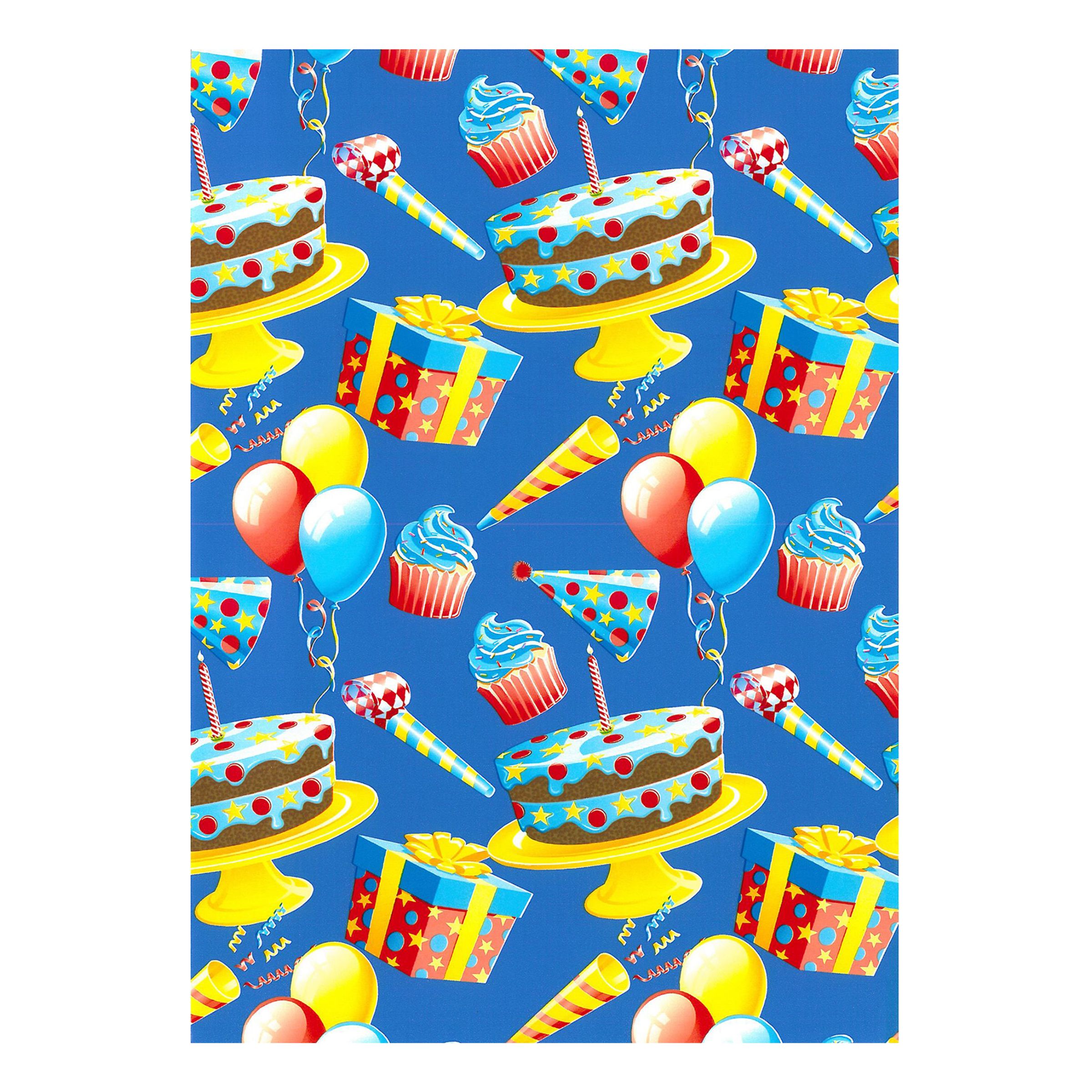 Presentpapper Happy Birthday | Hem - Festartiklar - Presentinslagning | Party Outlet