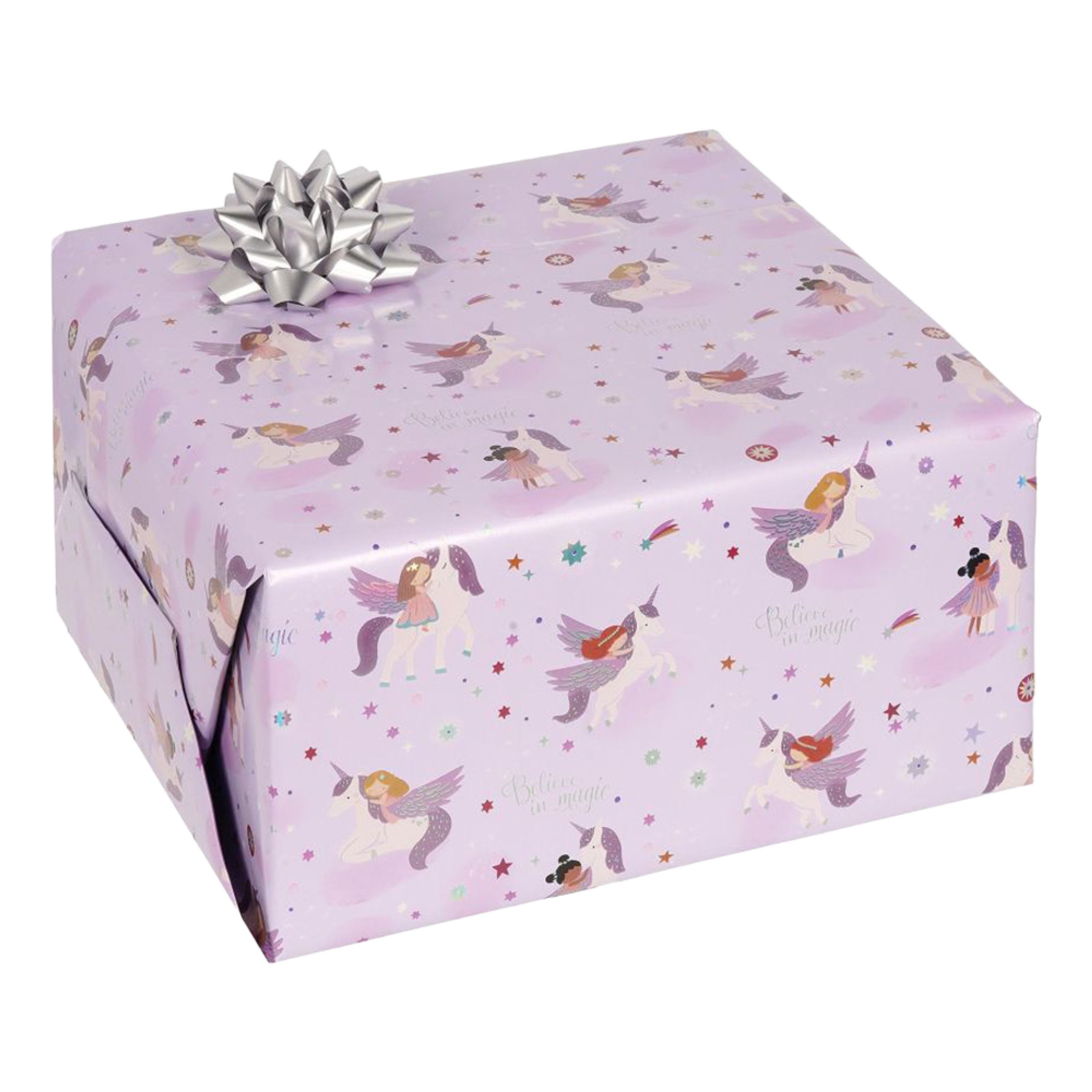 Presentpapper Unicorn Purple | Hem - Teman - Färger - Lila | Maskeradspecialisten