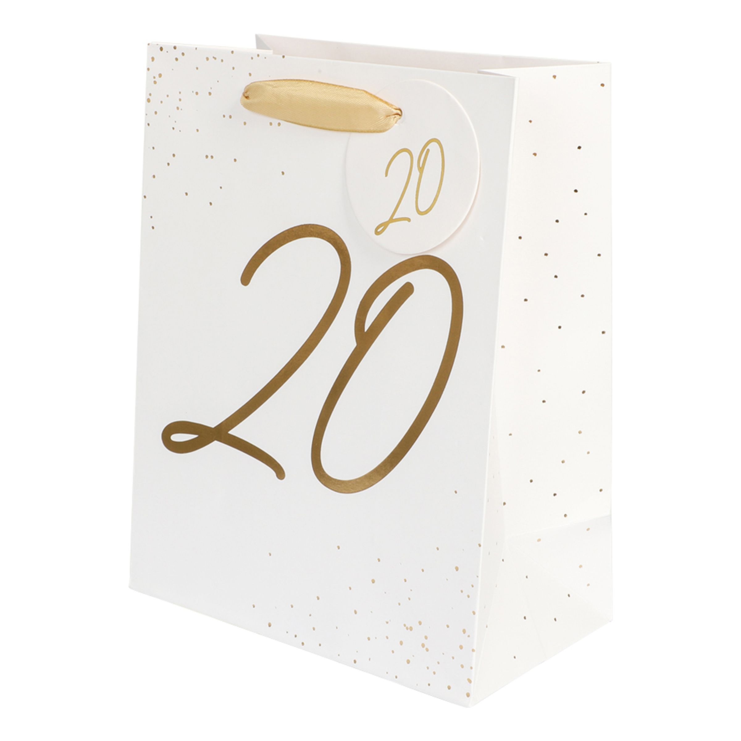 Presentpåse 20 Guld