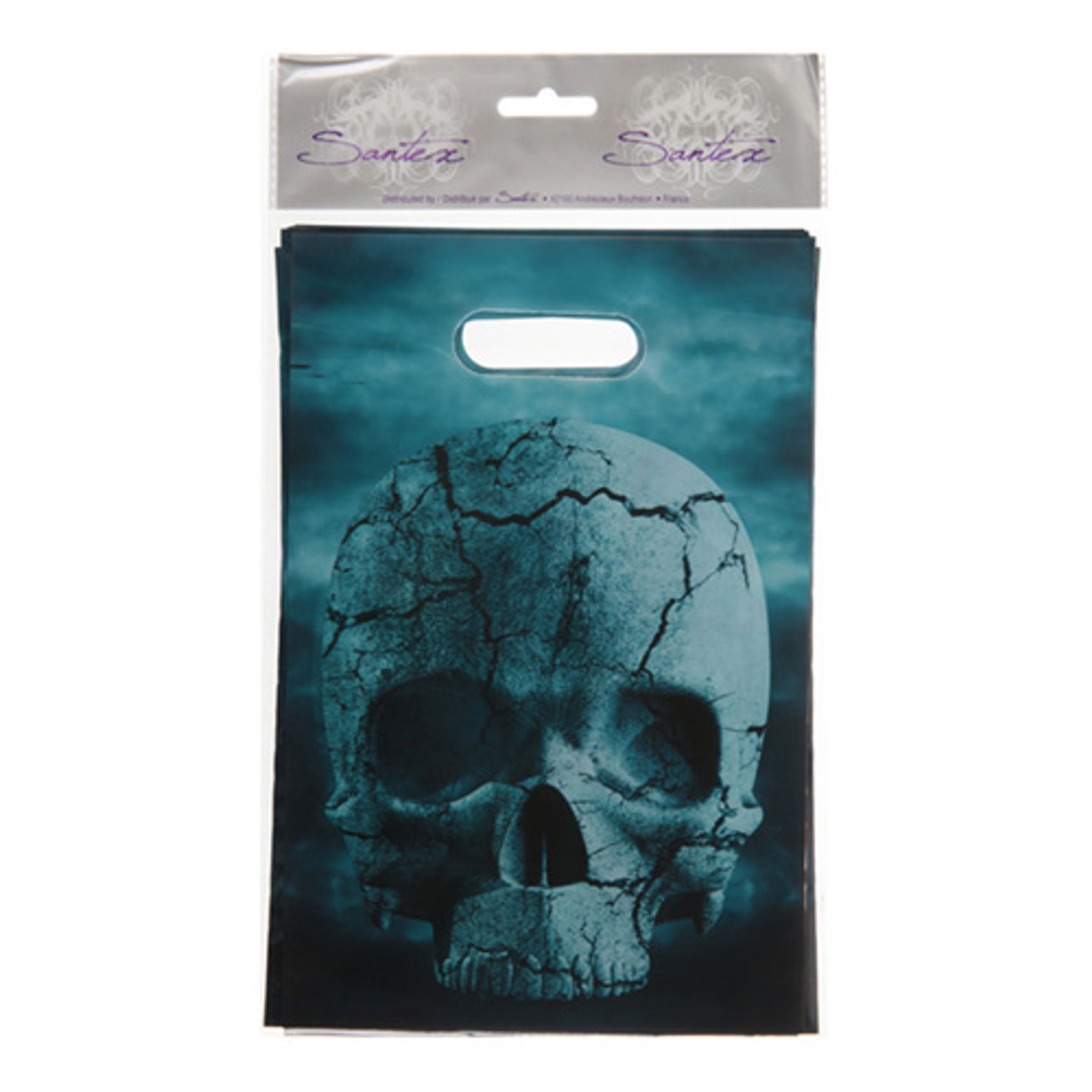 Presentpåse Halloween Skulls - 10-pack
