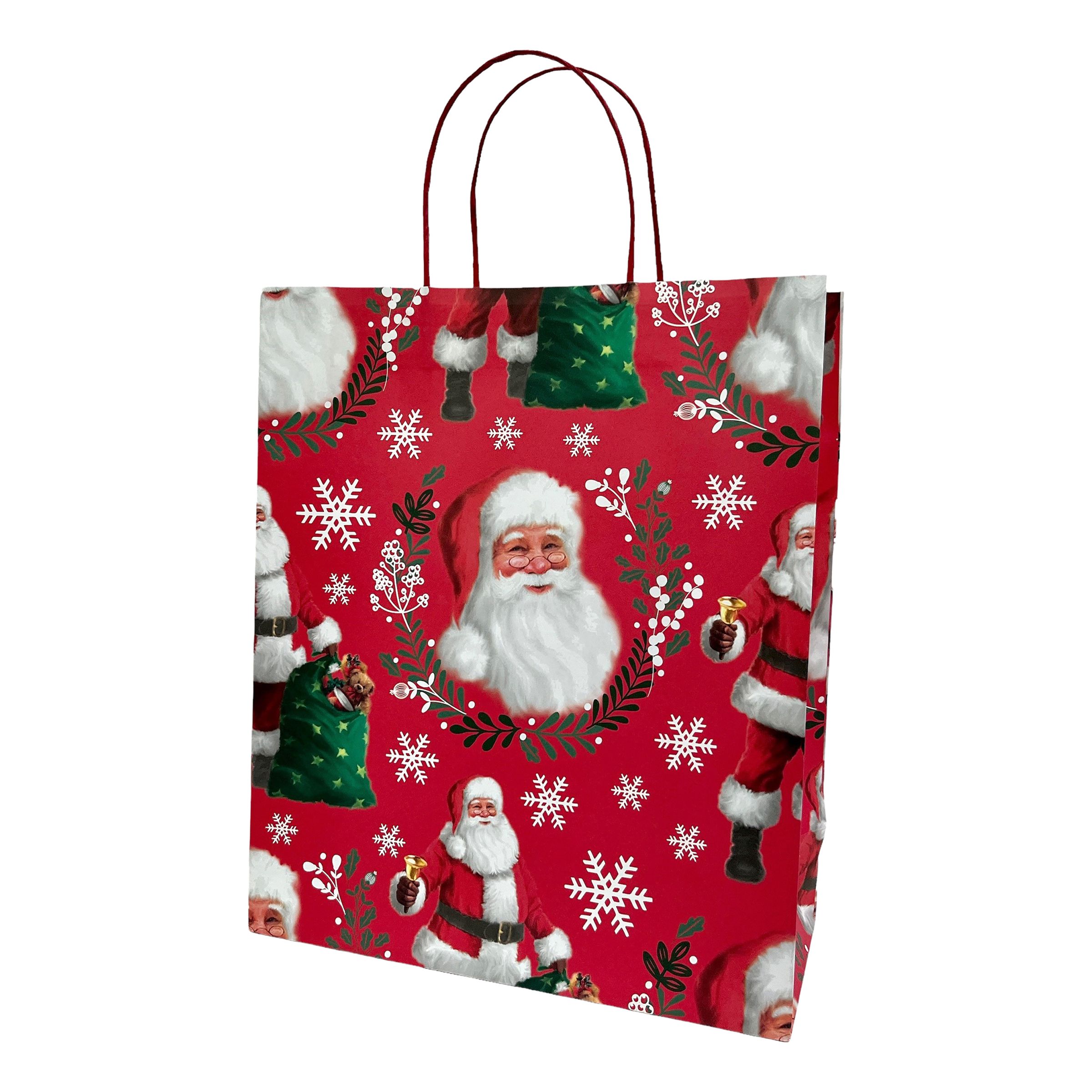 Presentpåse Julmotiv - Stor | Hem - Festartiklar - Presentinslagning - Presentpåsar | Pryloteket