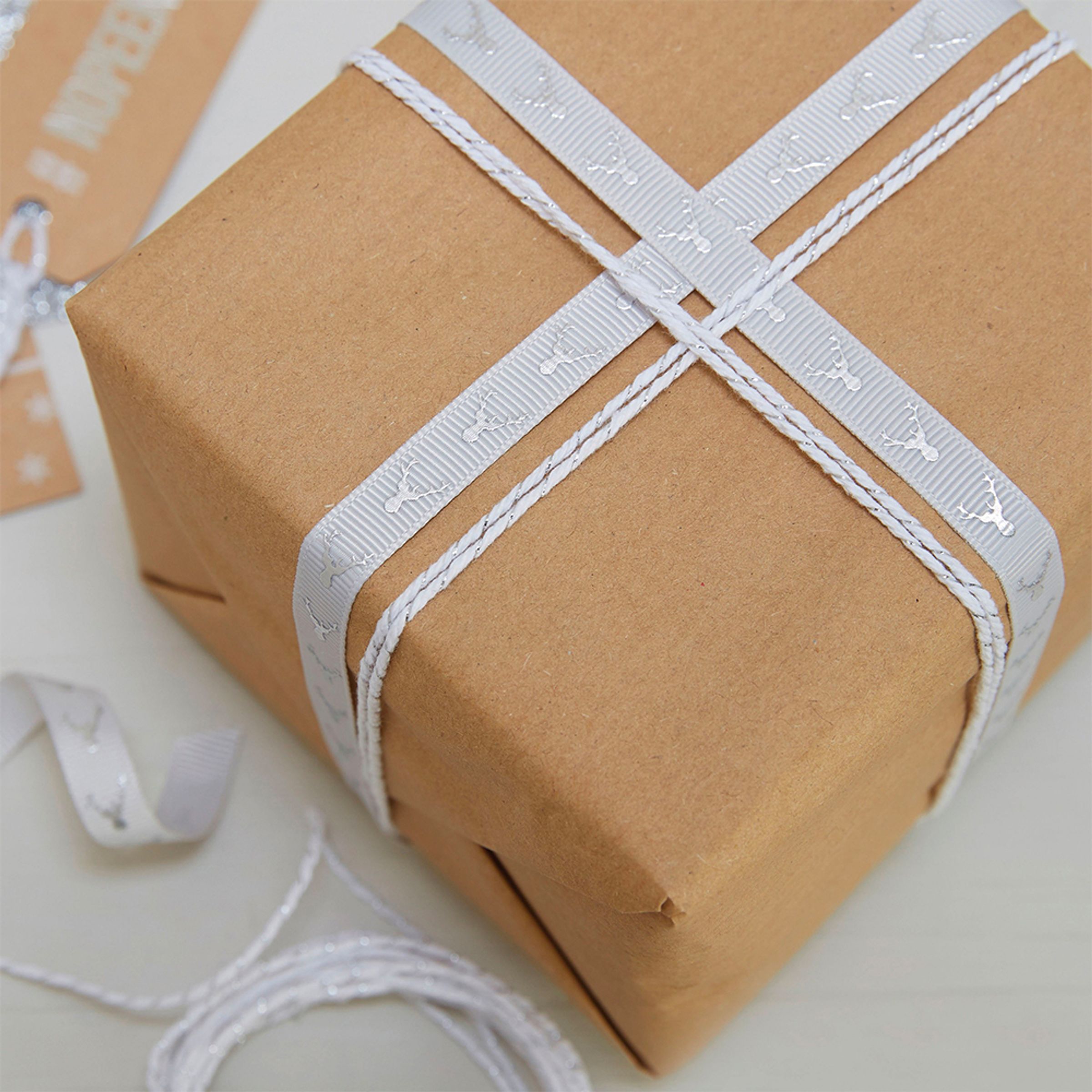 Presentsnöre Kit Vit/Silver