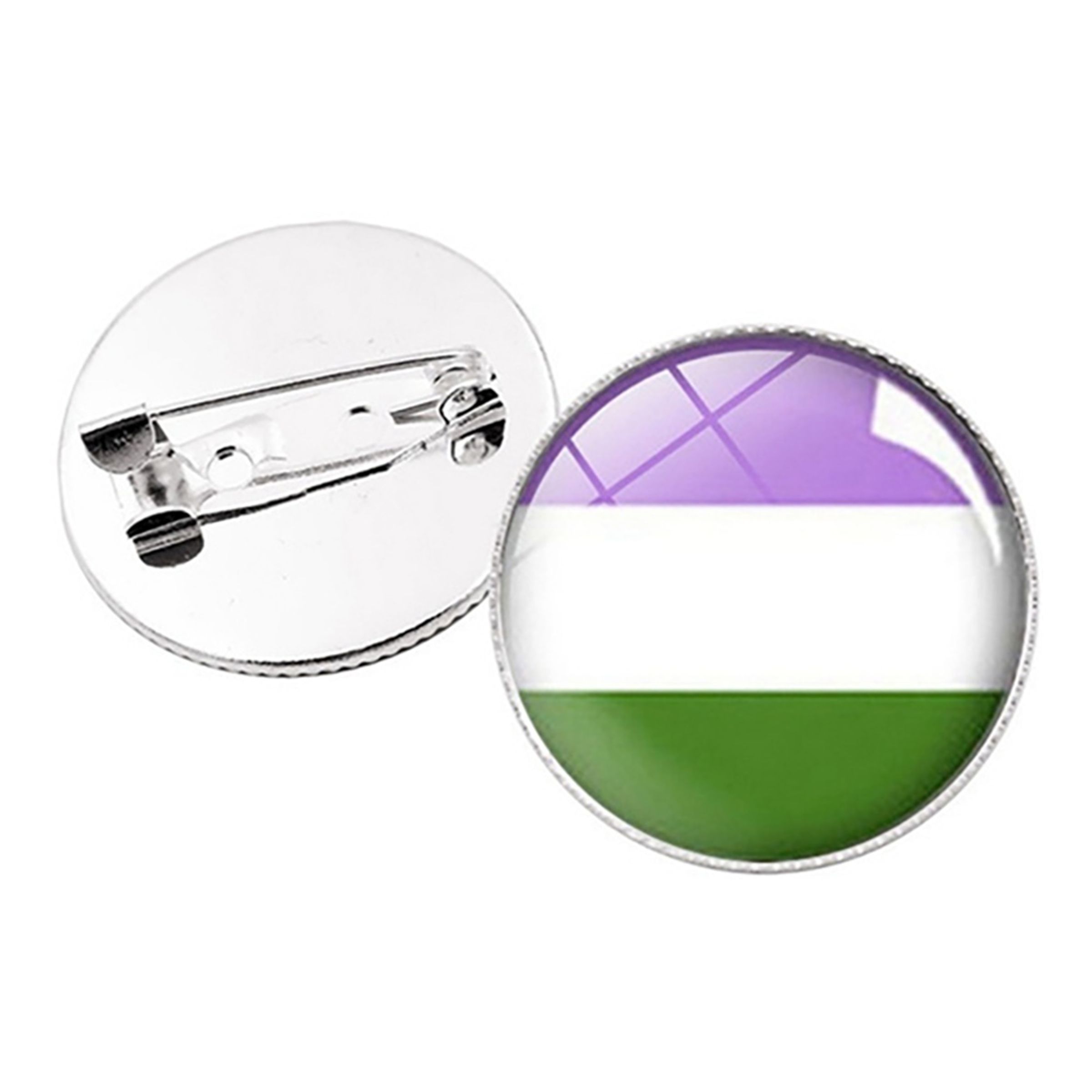 Läs mer om Pride Pins - Genderqueer