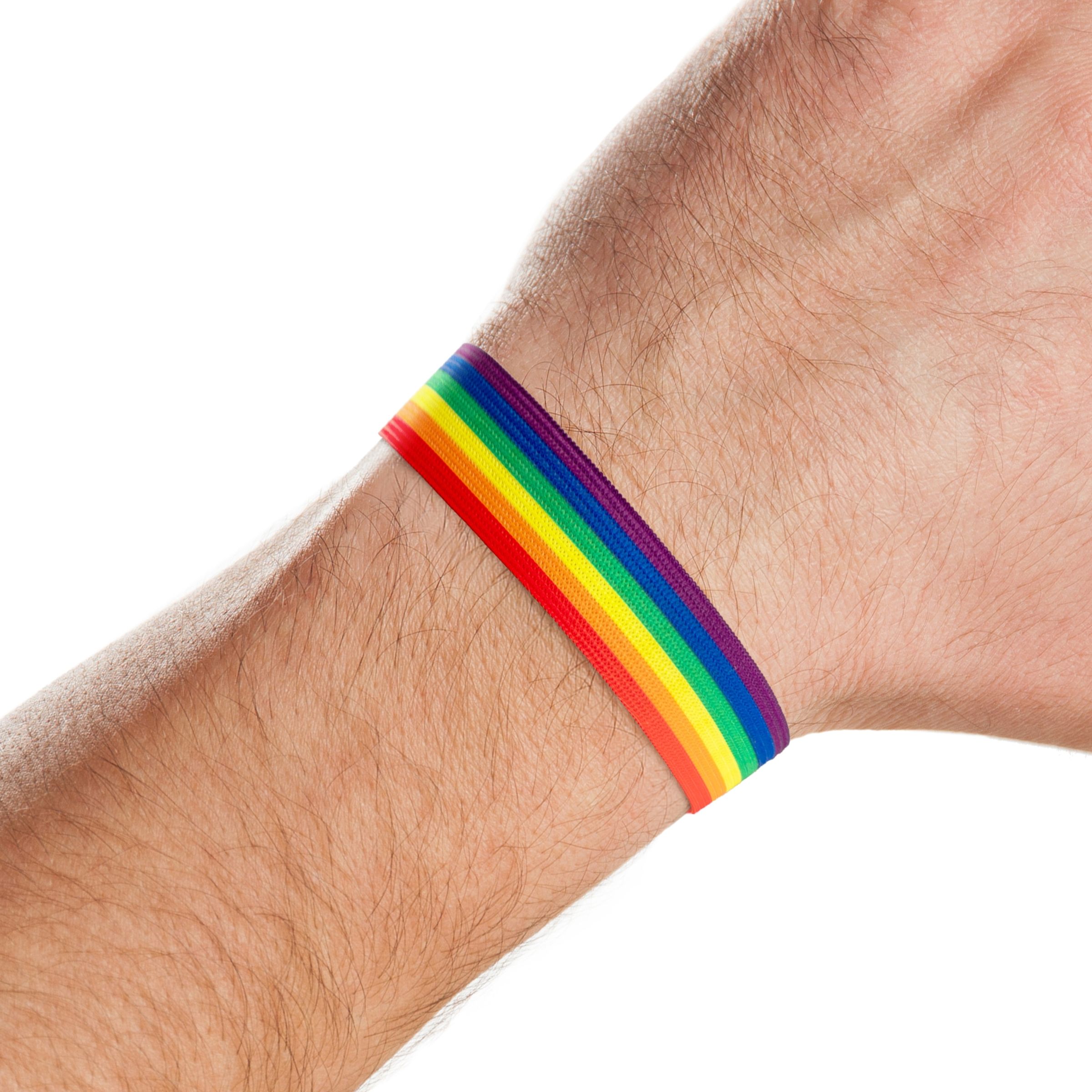 Läs mer om Pride Textilarmband