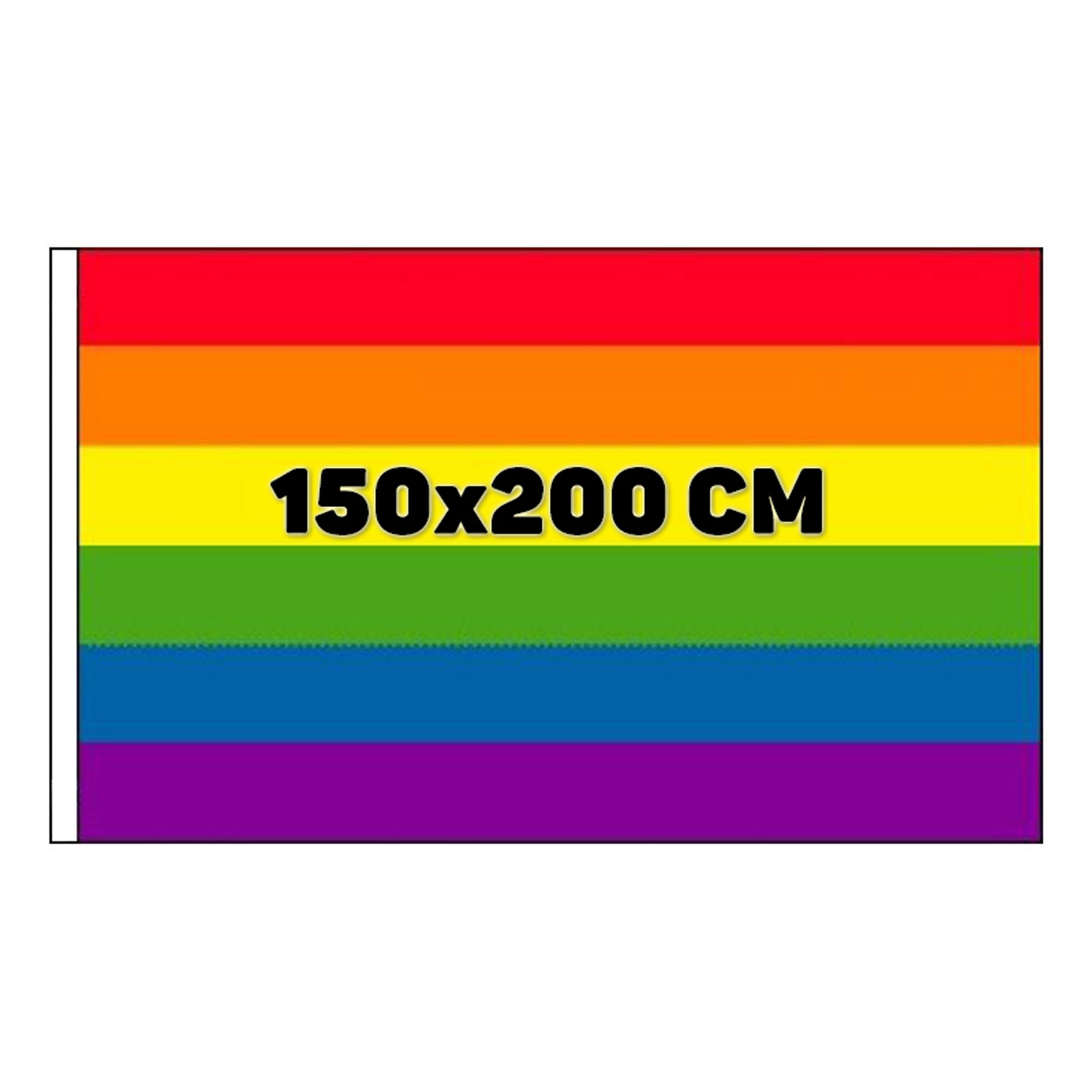 Läs mer om Prideflagga för Flaggstång - 150x200