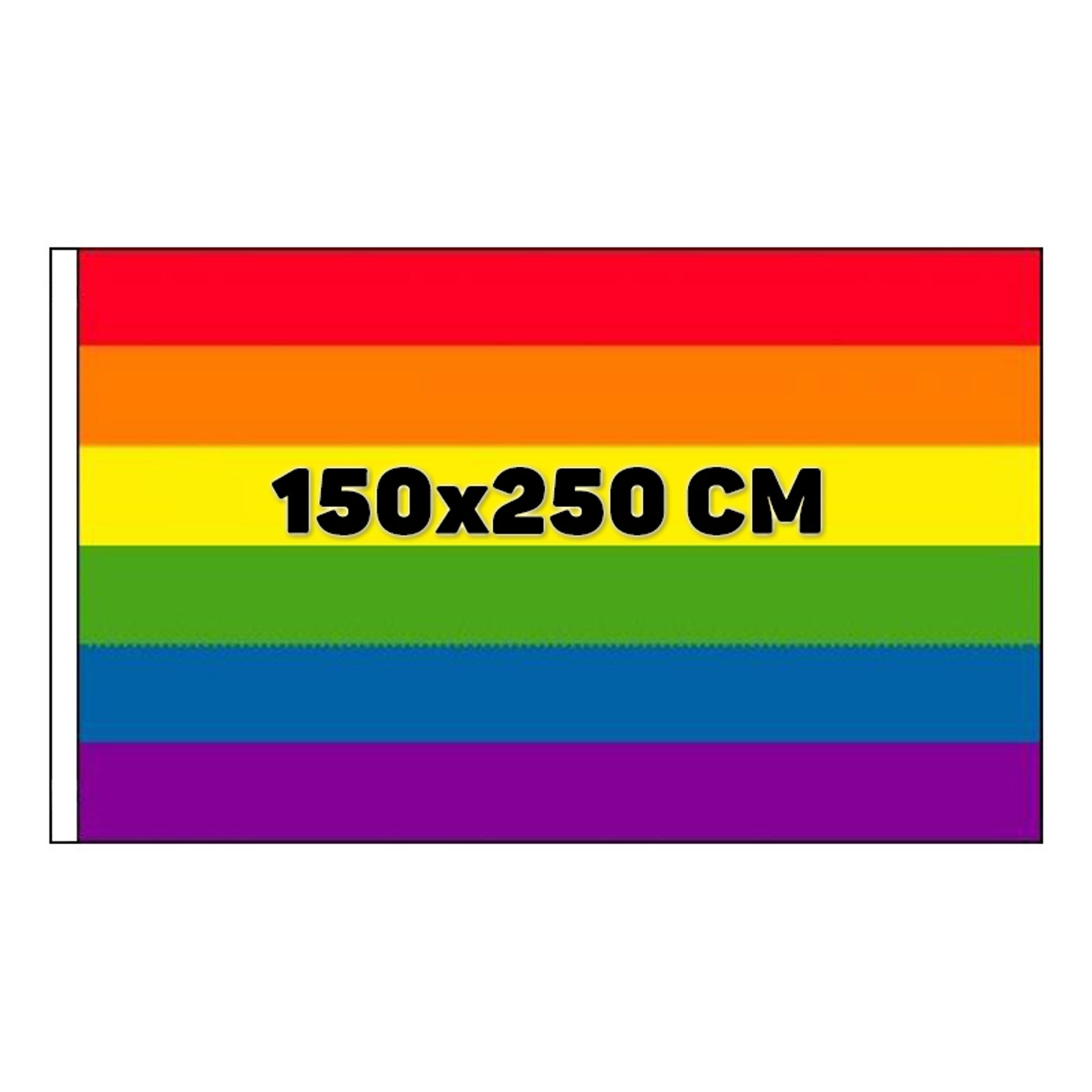 Läs mer om Prideflagga för Flaggstång - 150x250
