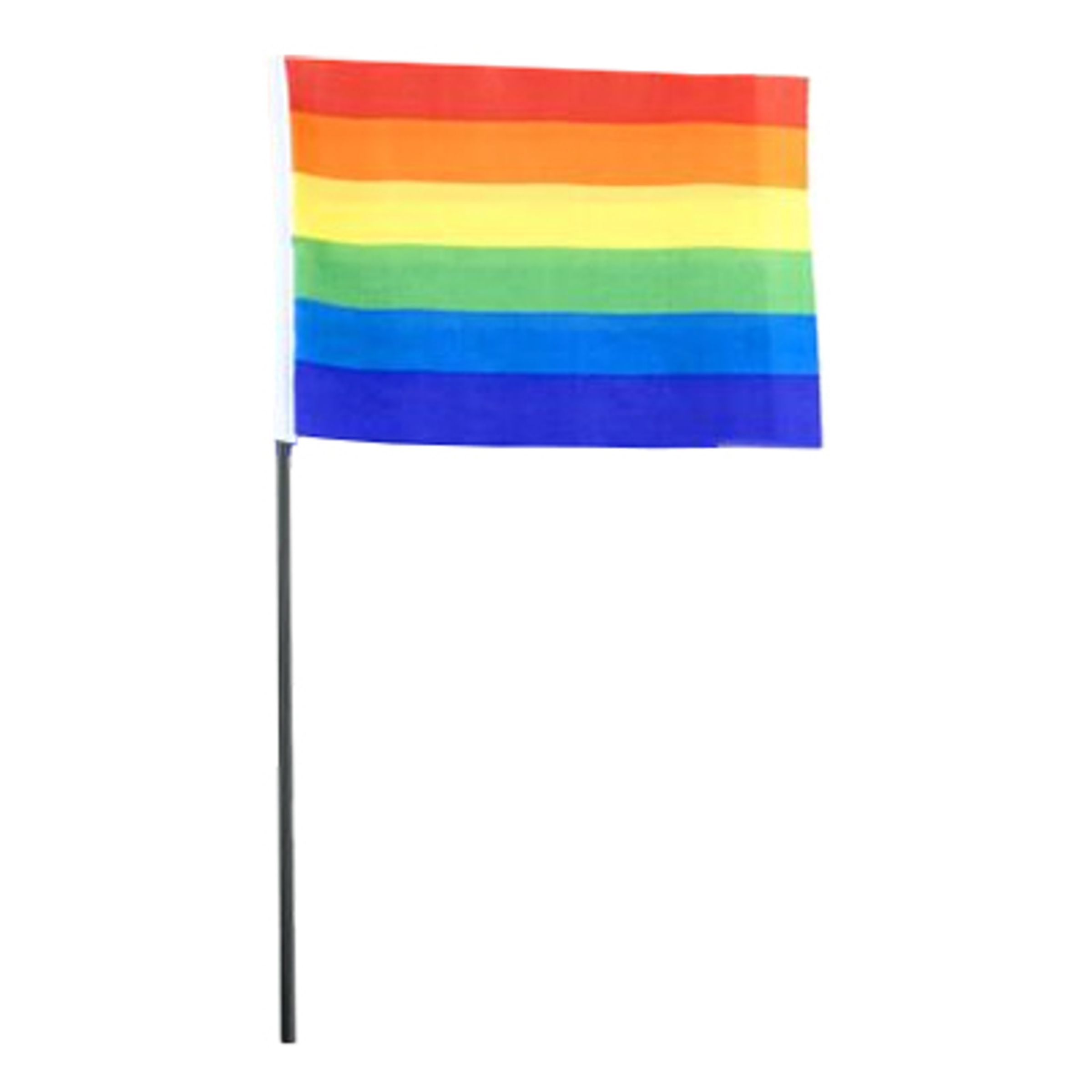 Prideflagga på Pinne - 1-pack