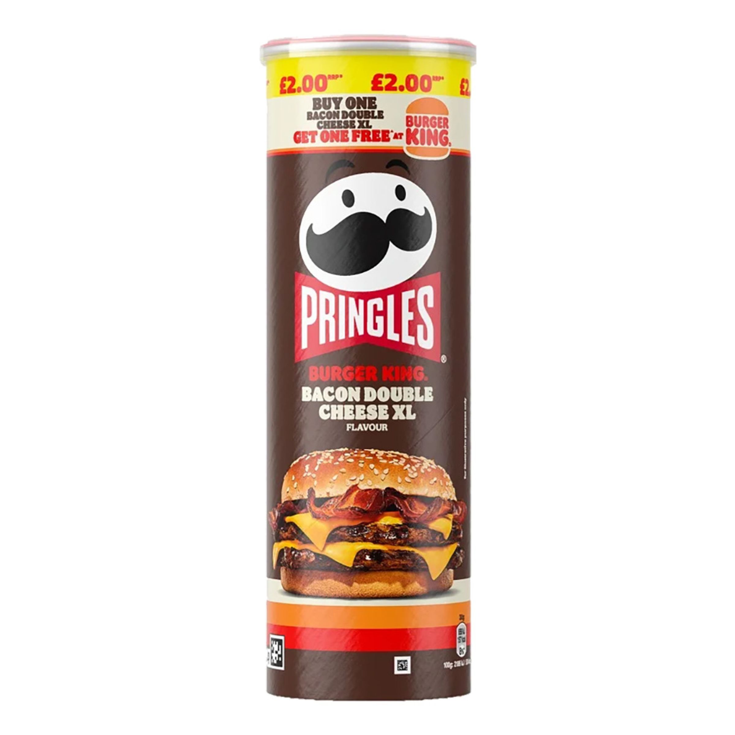 Pringles Burger King Bacon Double Cheese XL - 165 g | Hem - Godis & Läsk - Snacks - Chips | Pryloteket