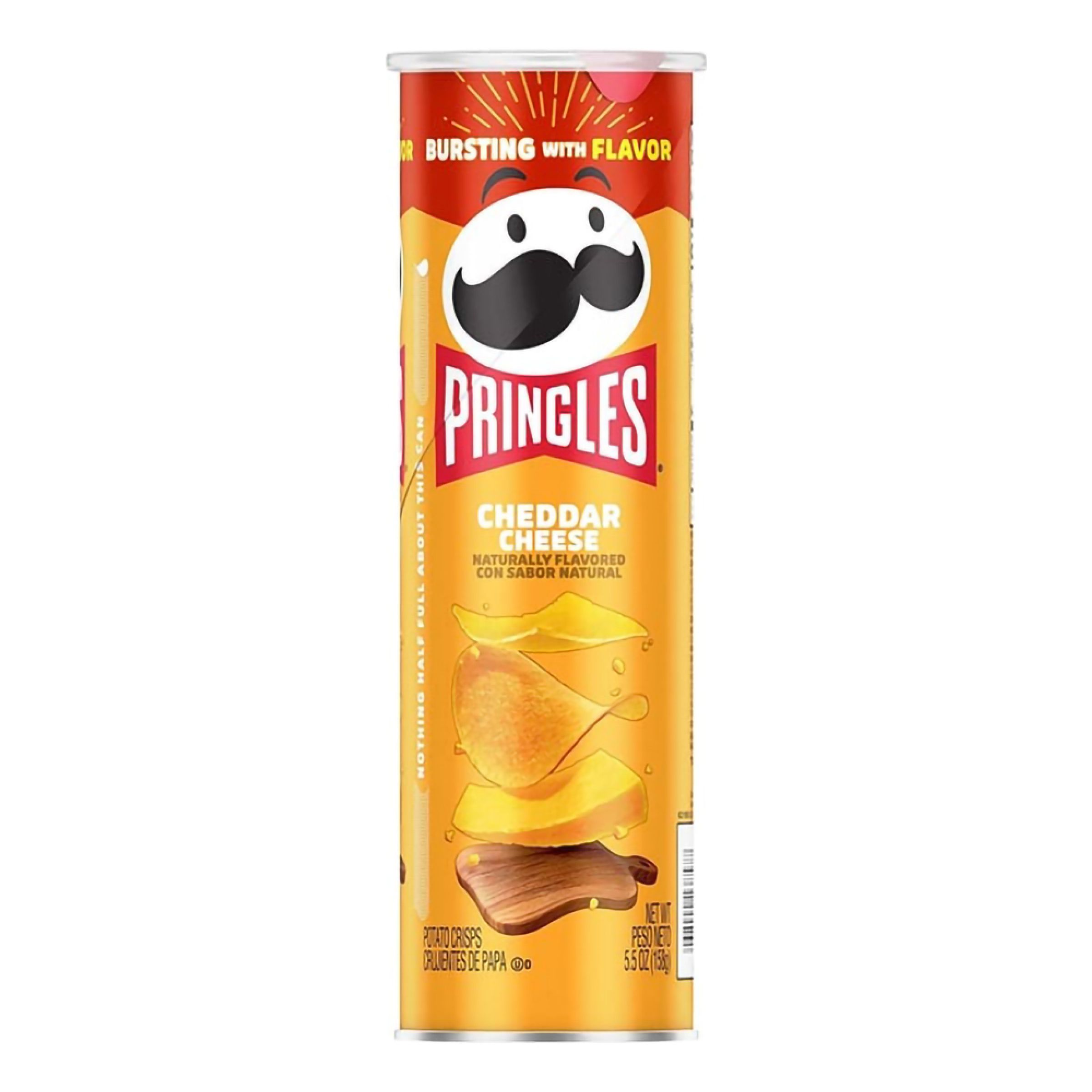 Pringles Cheddar Cheese - 158 gram | Hem - Godis & Läsk - Snacks - Chips | Maskeradspecialisten