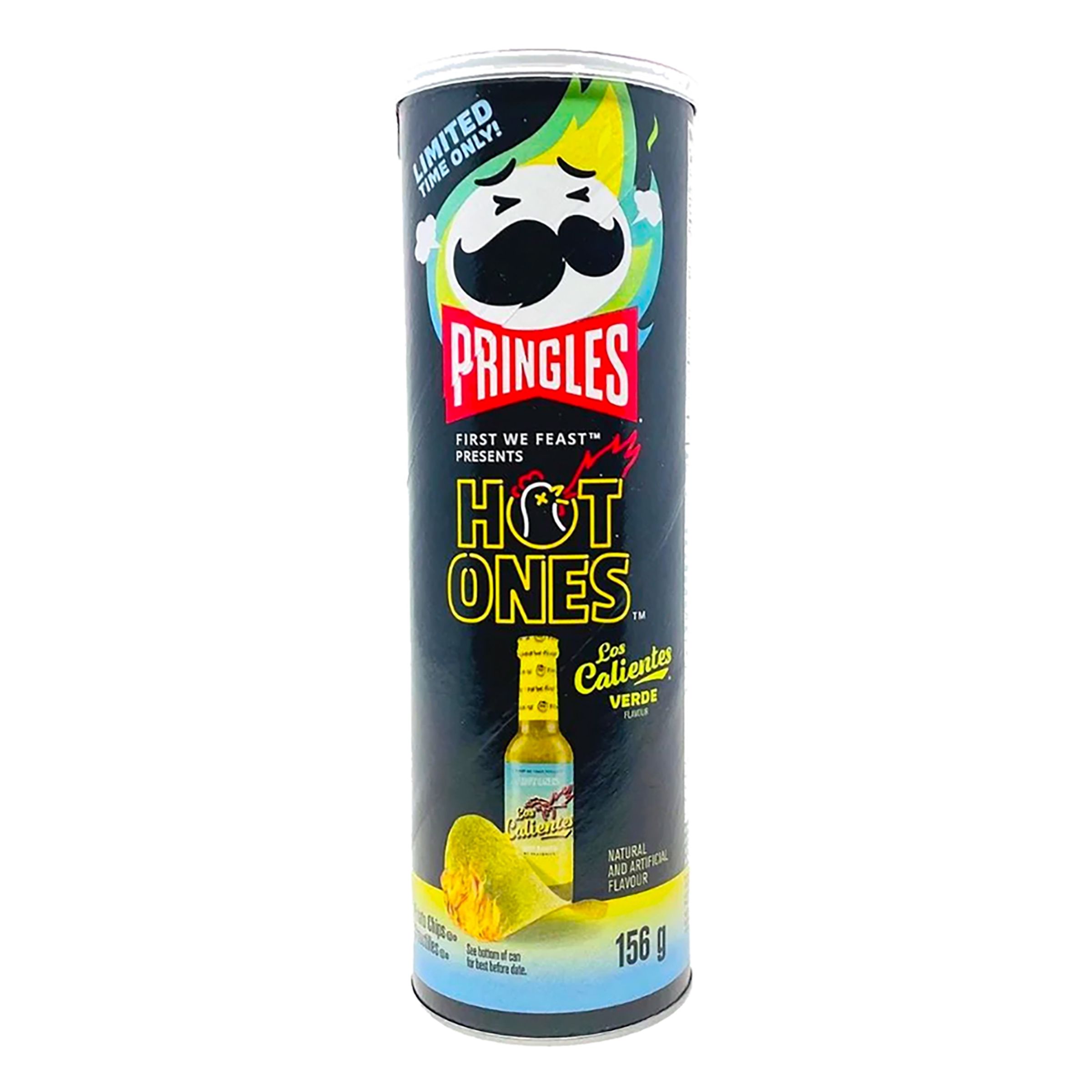 Pringles Hot Ones Los Calientes Verde - 158 gram