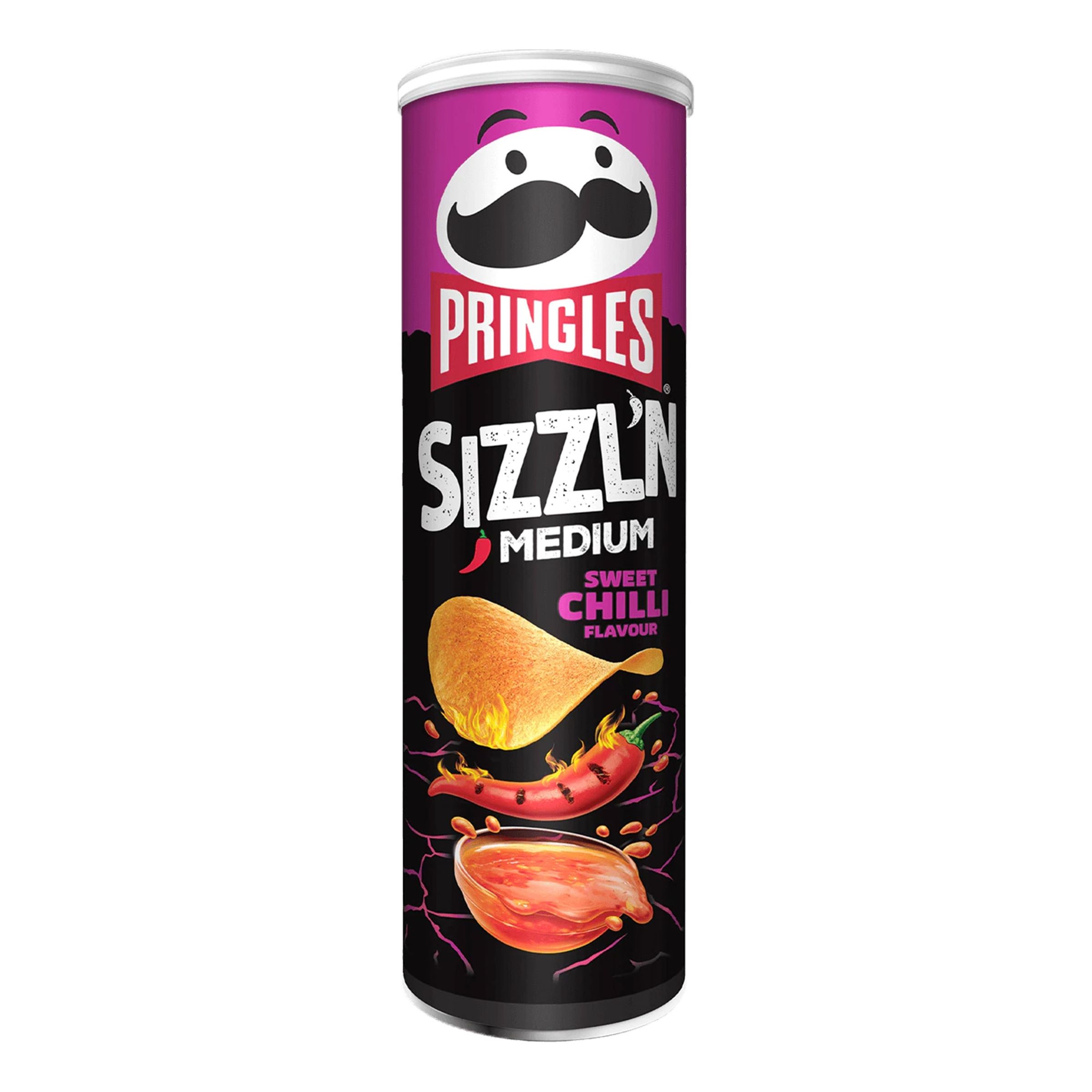 Läs mer om Pringles Sizzln Sweet Chilli - 180 gram