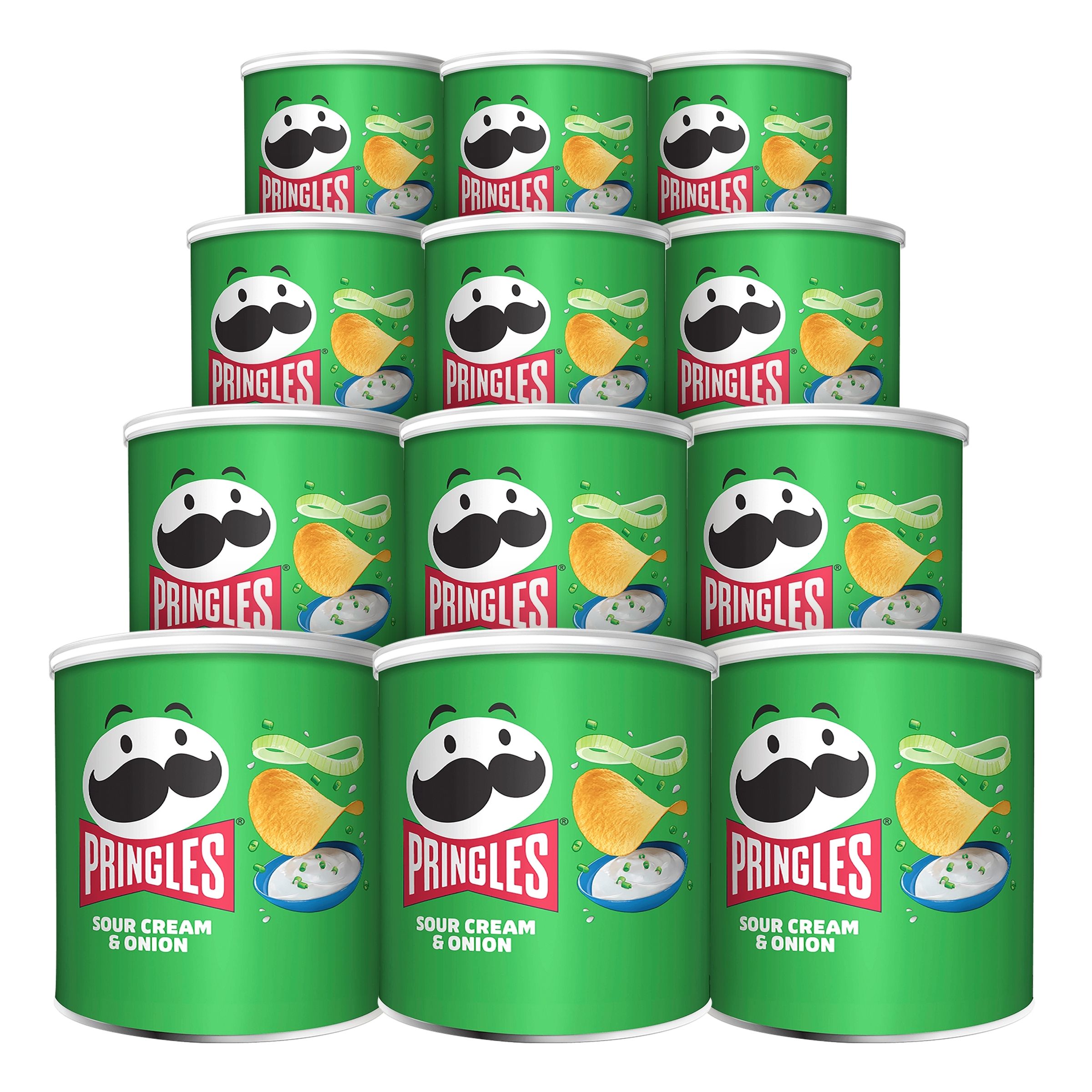 Pringles Sourcream & Onion Mini - 12-pack