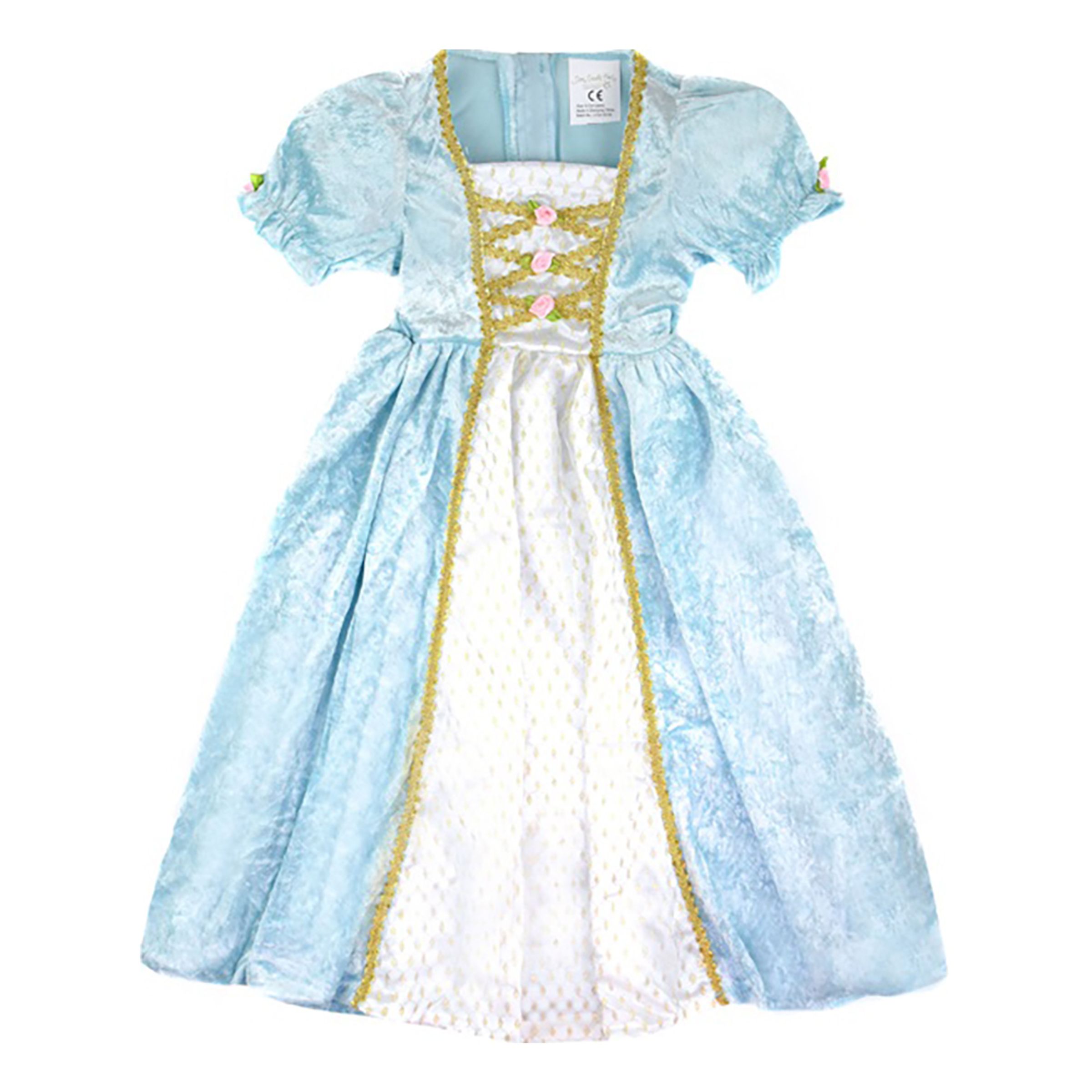 Prinsessklänning Sammetsturkos Barn - Large