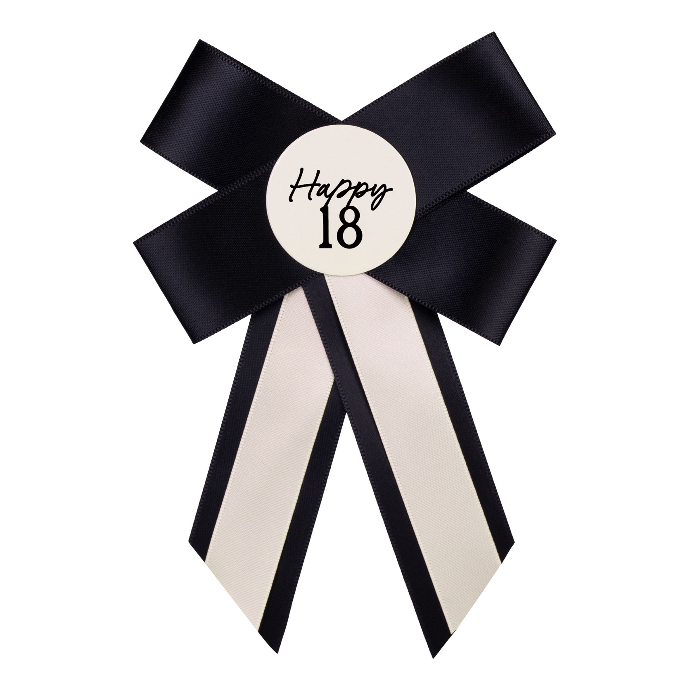 Prisrosett Happy 18 | Hem - Maskerad - Tillbehör - Utmärkelser | Pryloteket